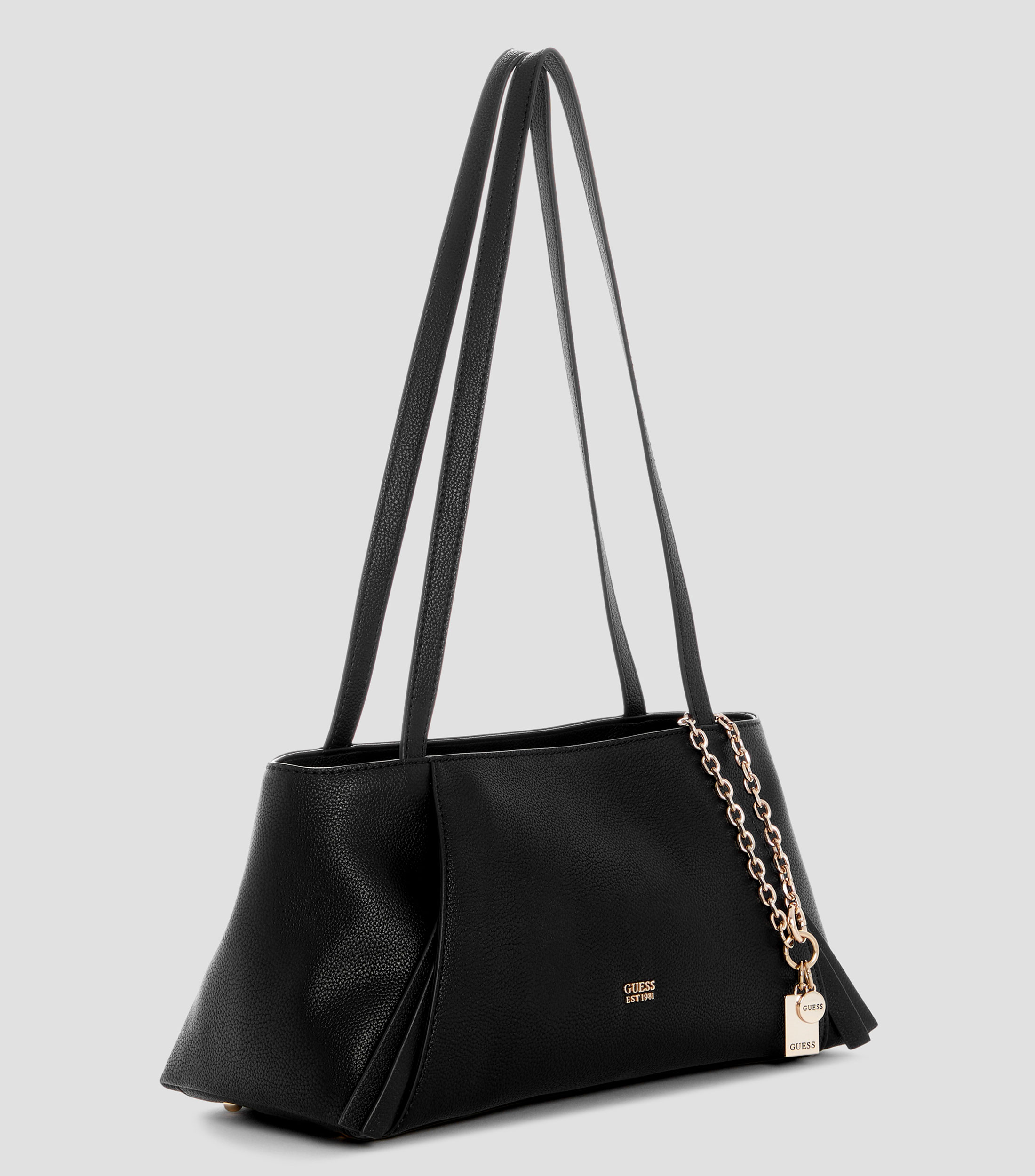 Bolsa satchel lisa con detalle texturizado Mujer