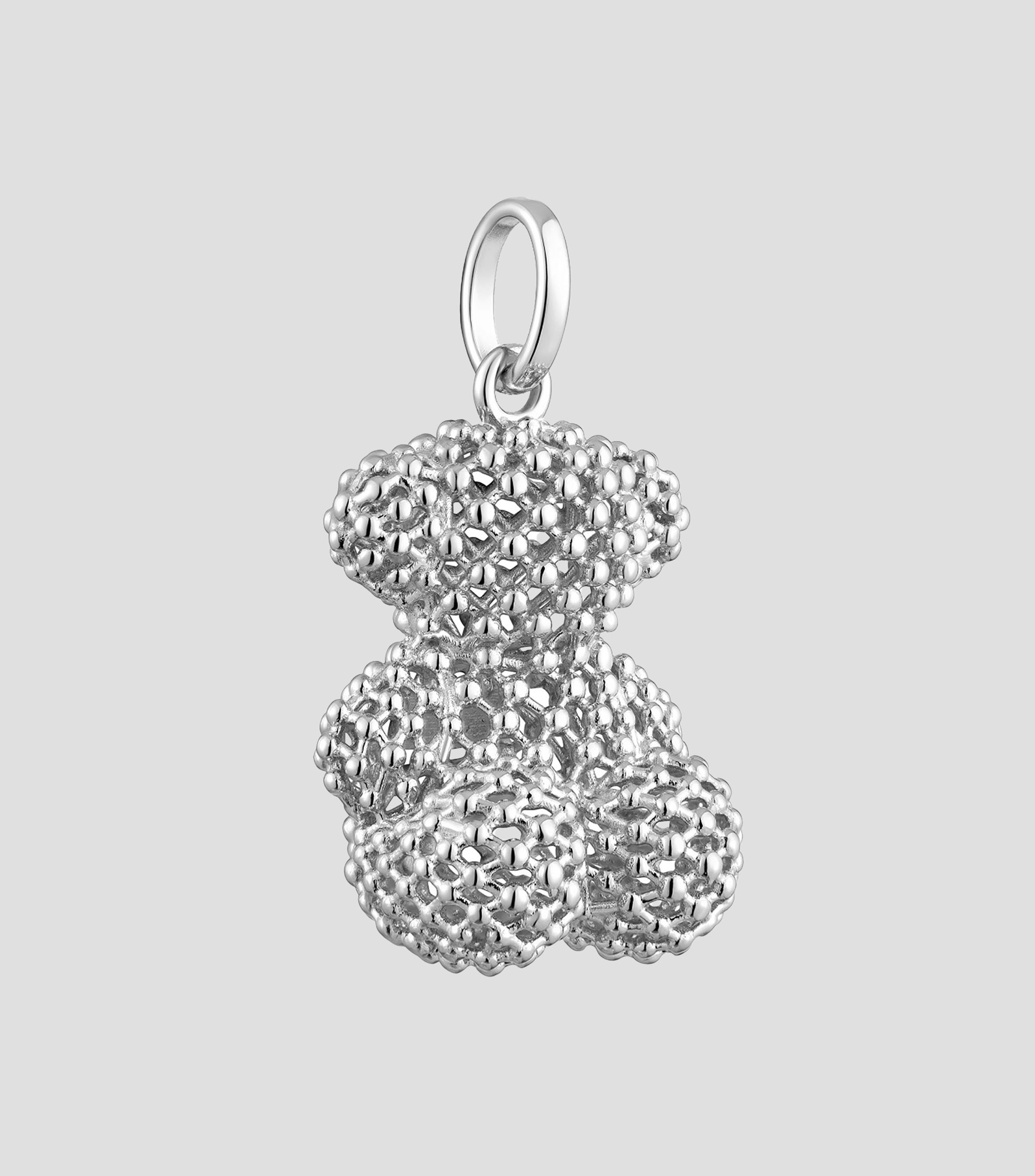 Dije Oso en plata Mujer