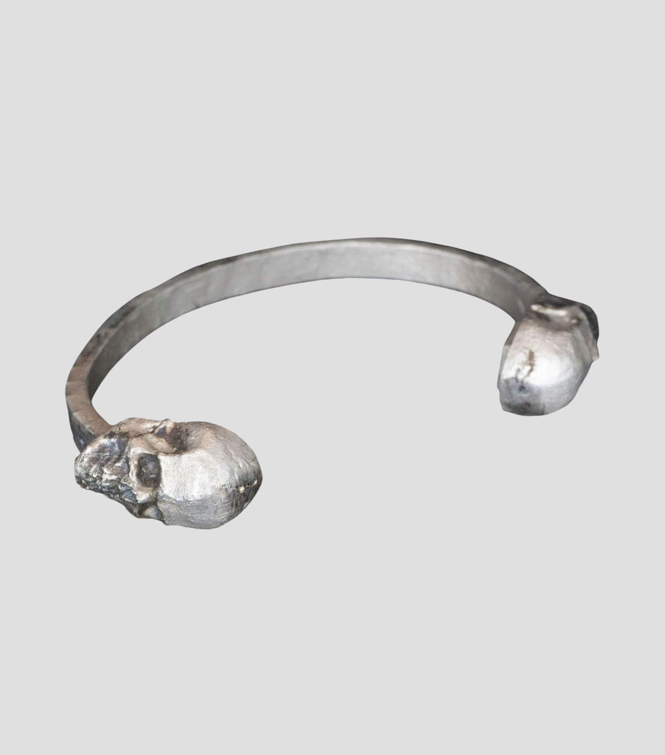 Brazalete en Plata .925 Skull Cuff Hombre