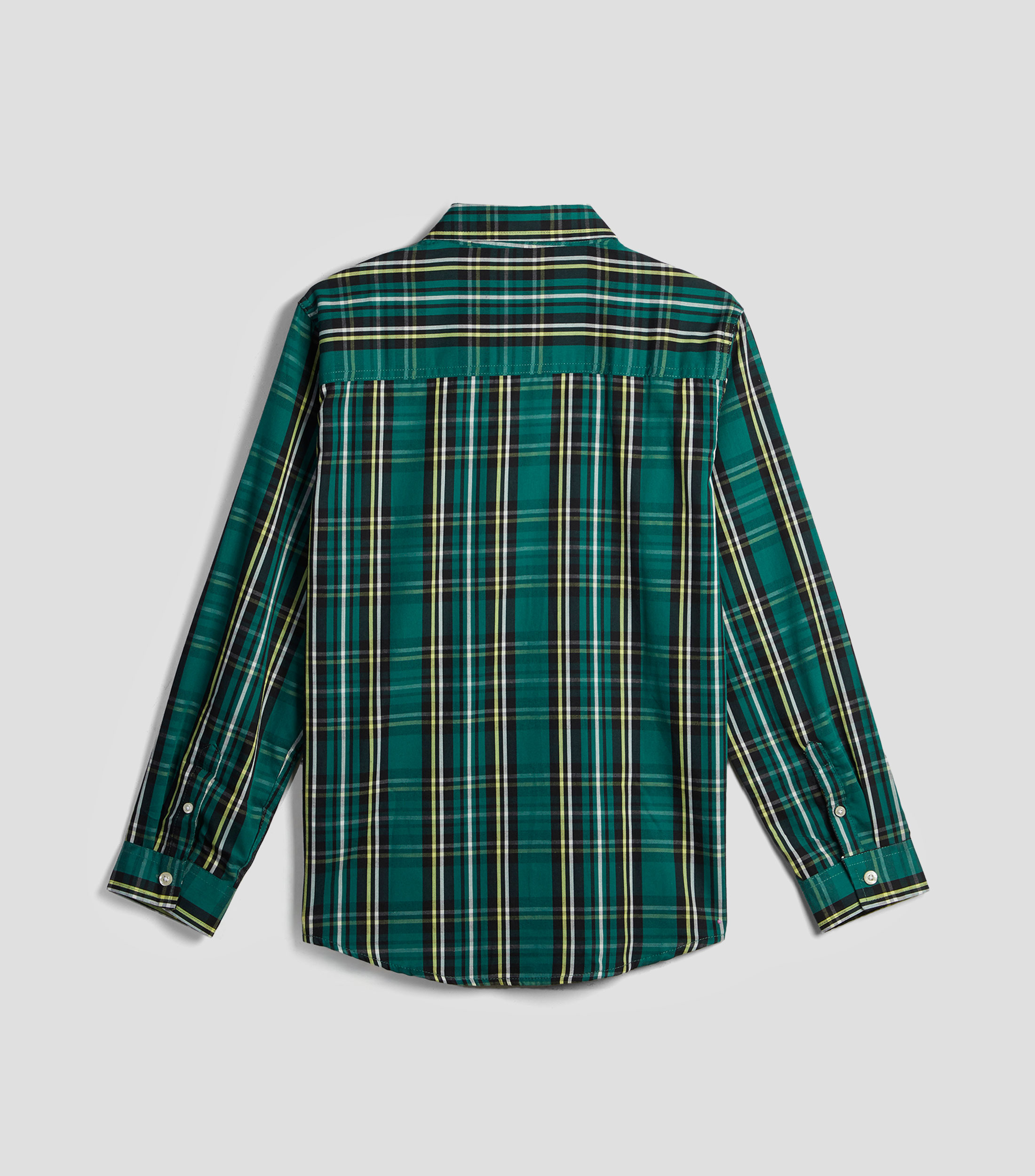 Camisa a cuadros manga larga Niño
