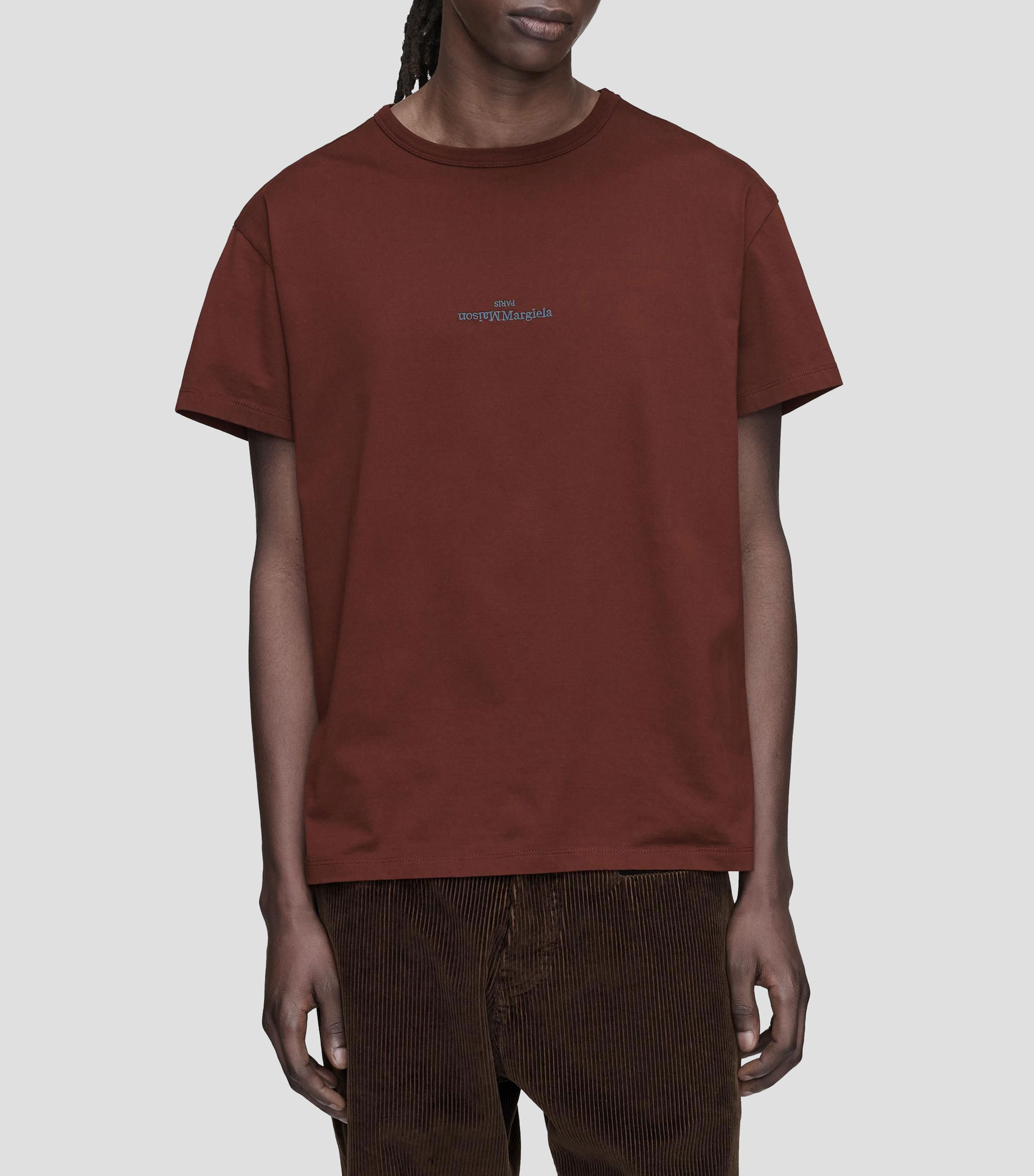 Playera cuello redondo manga corta lisa Hombre