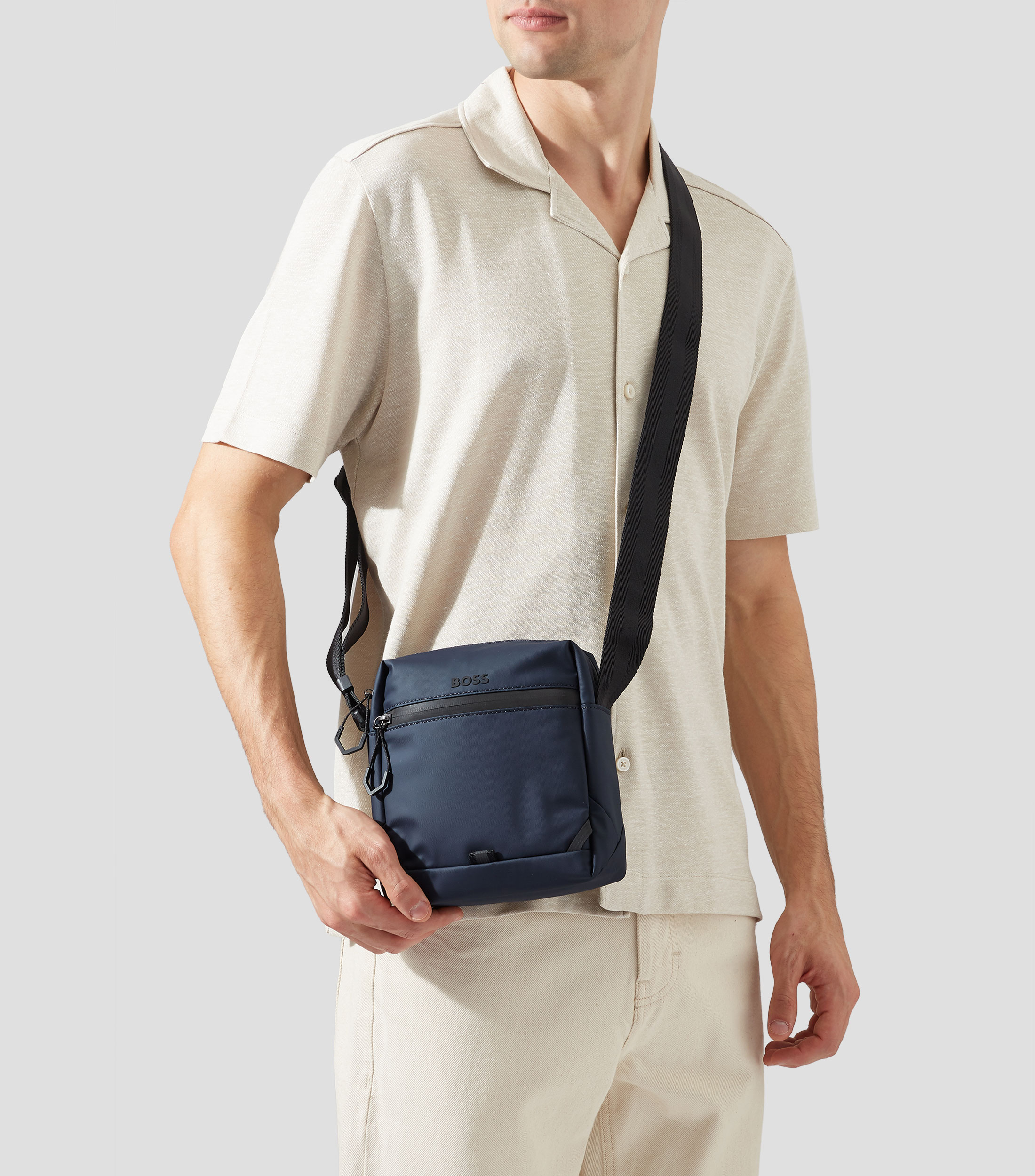 Bolso crossbody Stenson Liso Hombre