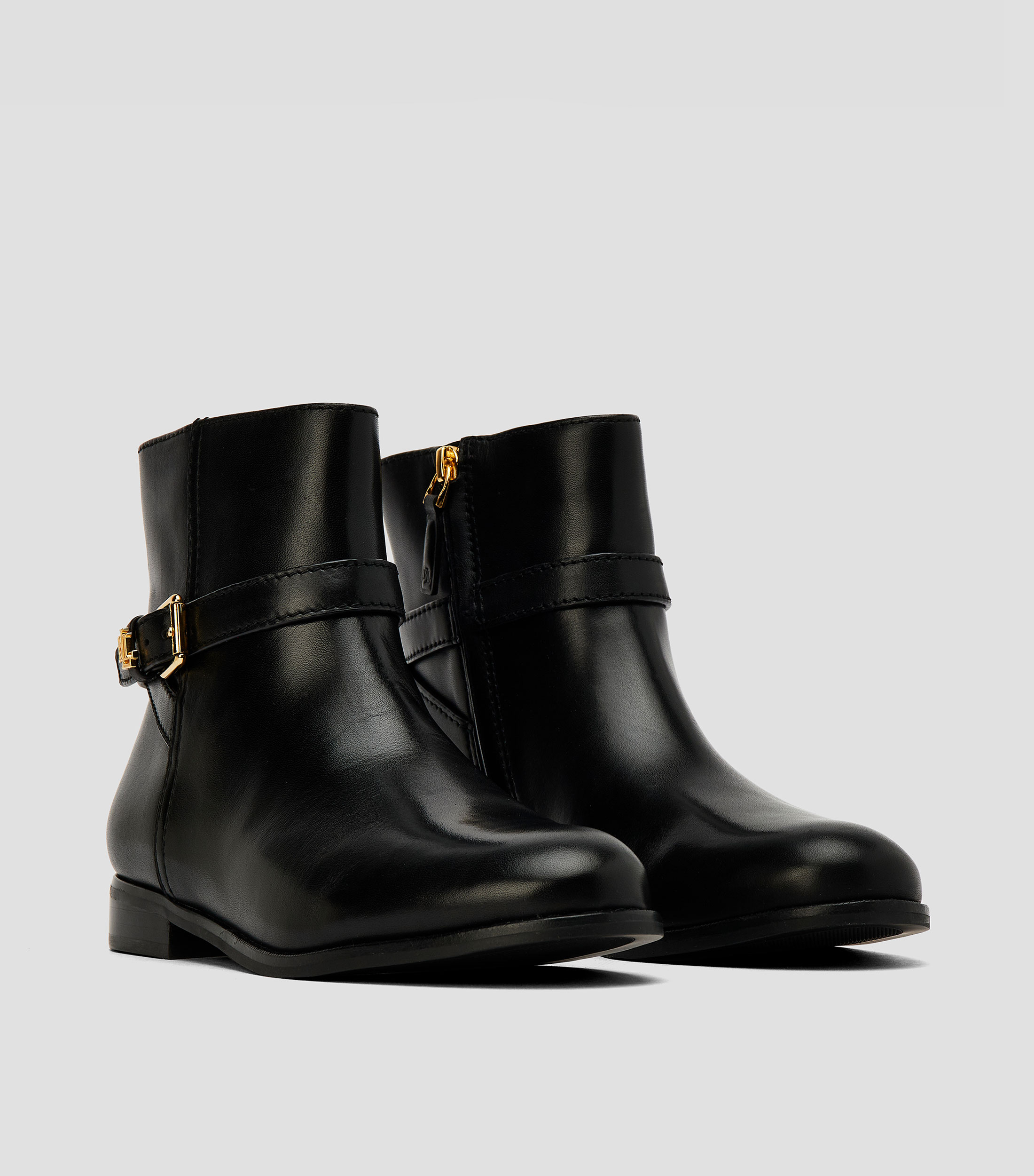 Botines casuales en piel Mujer