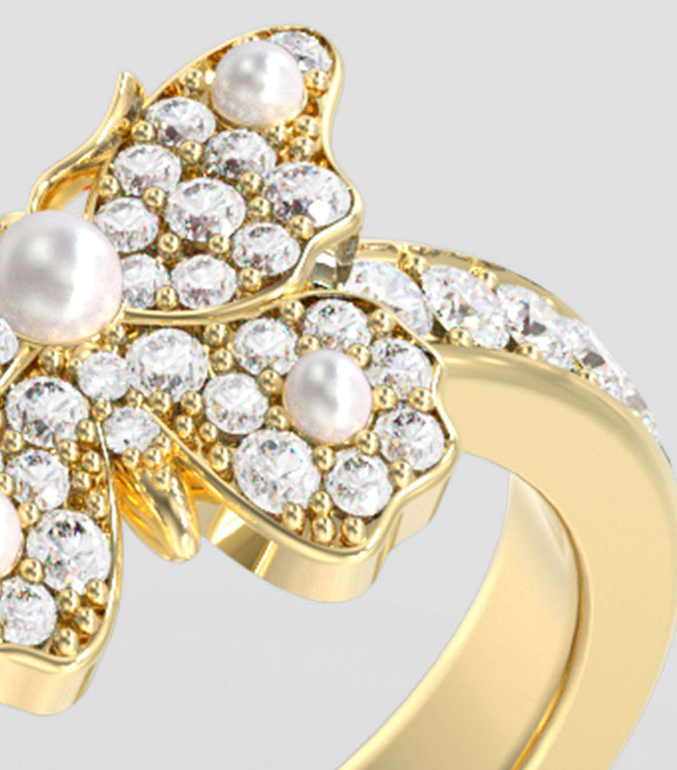 Anillo Borboleta Mujer