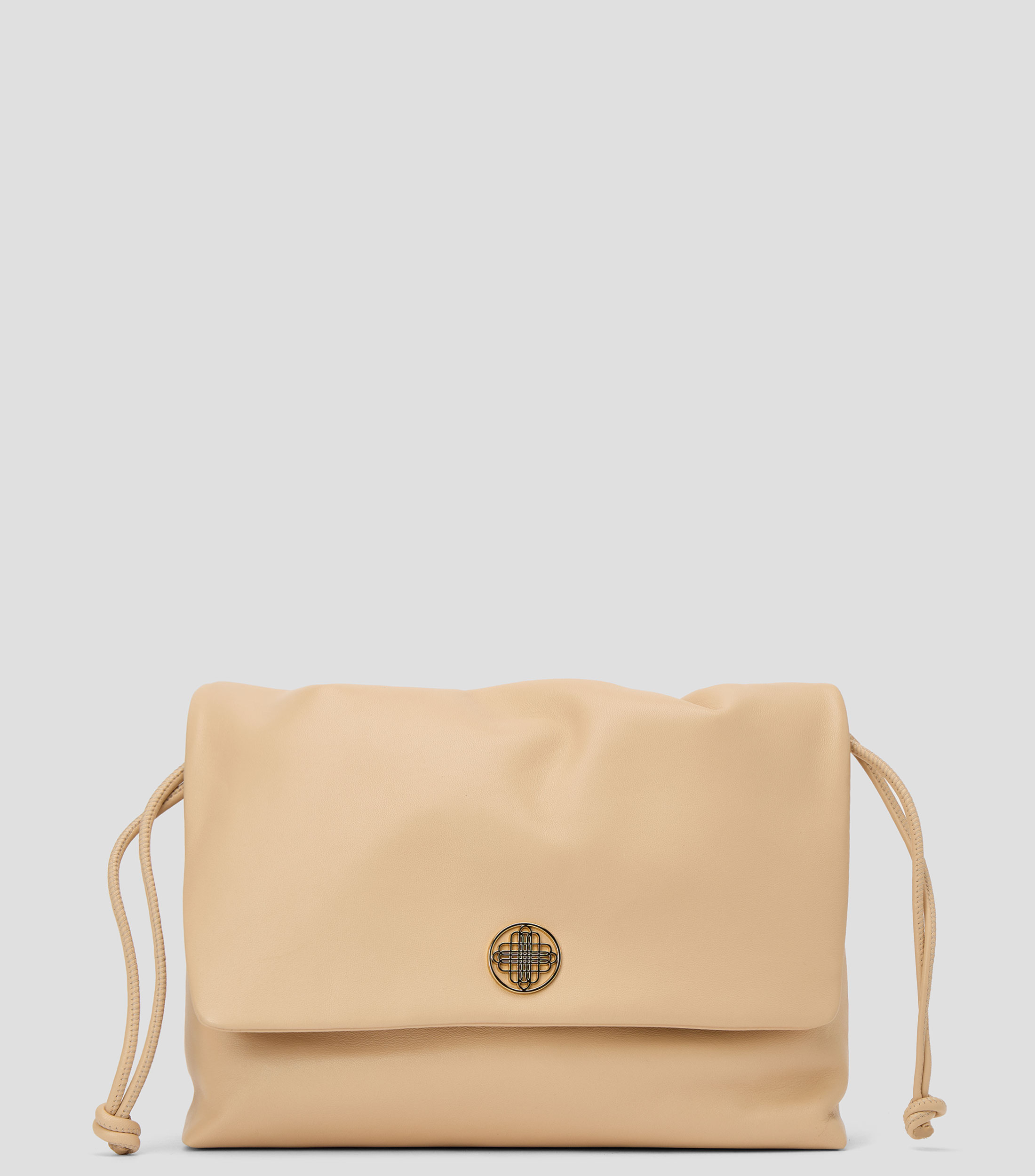 Bolsa shoulder en piel lisa Mujer