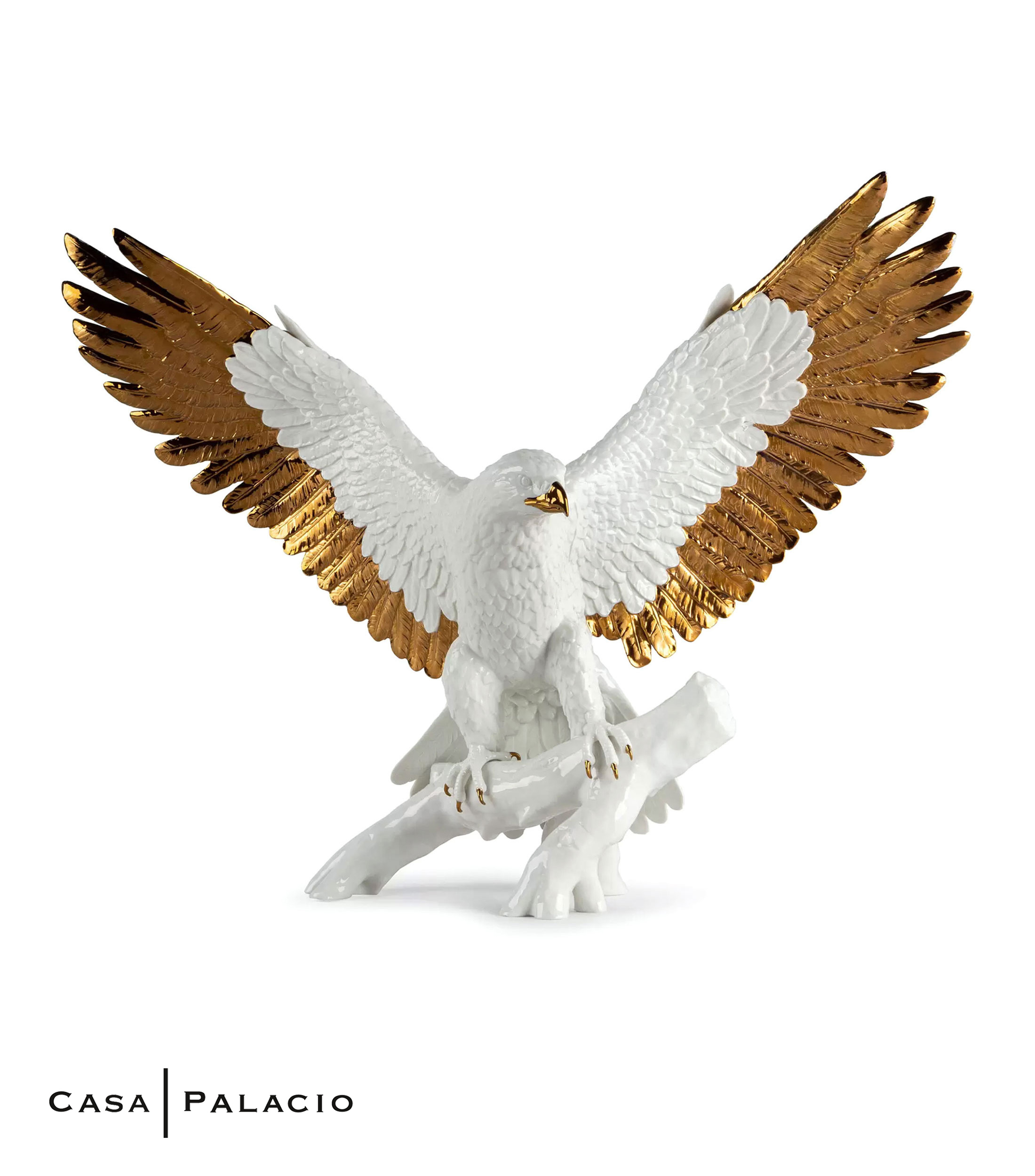 Escultura Aguila en porcelana
