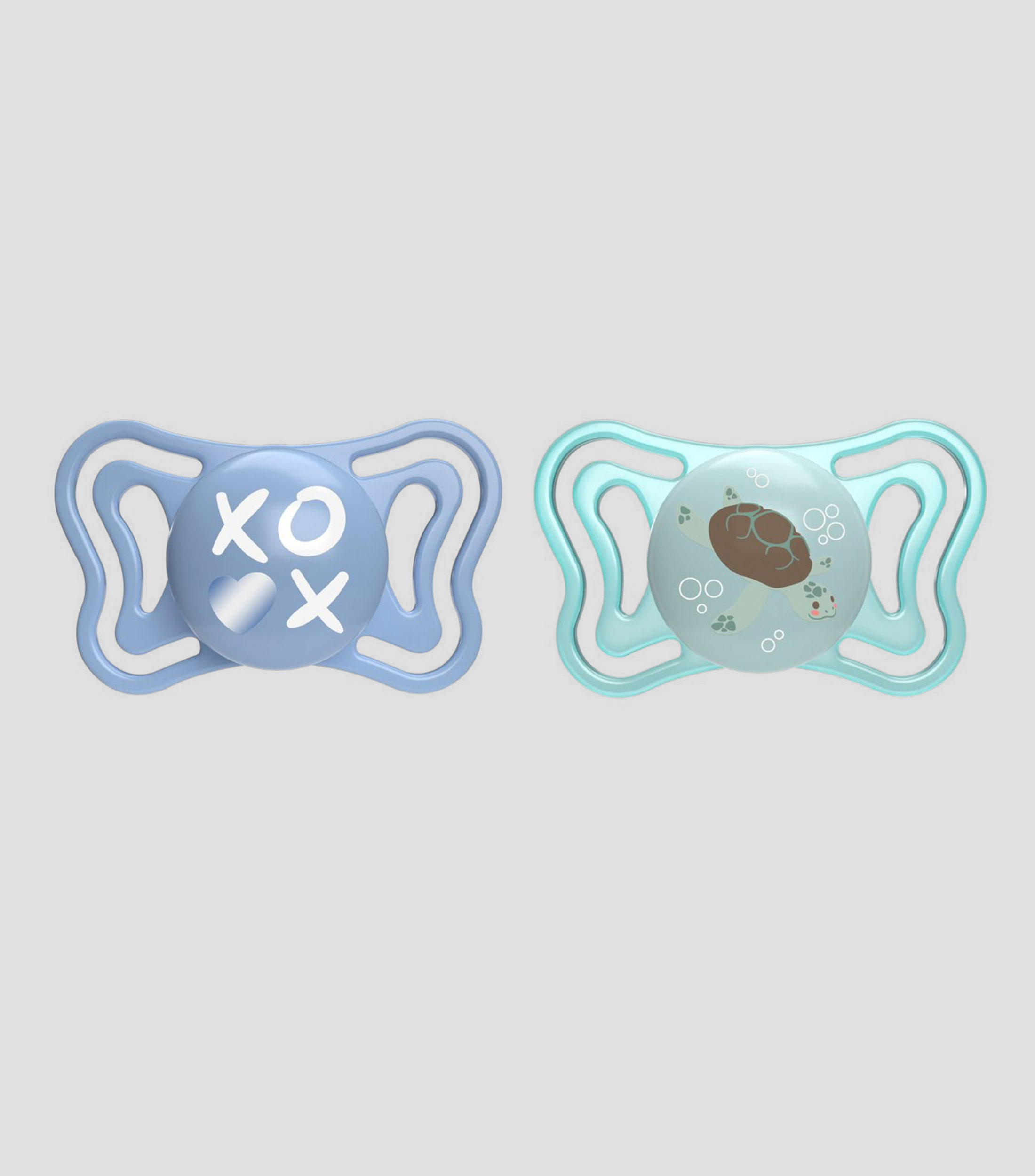 Set de 2 chupones Physioforma Light Azul 6-16 meses