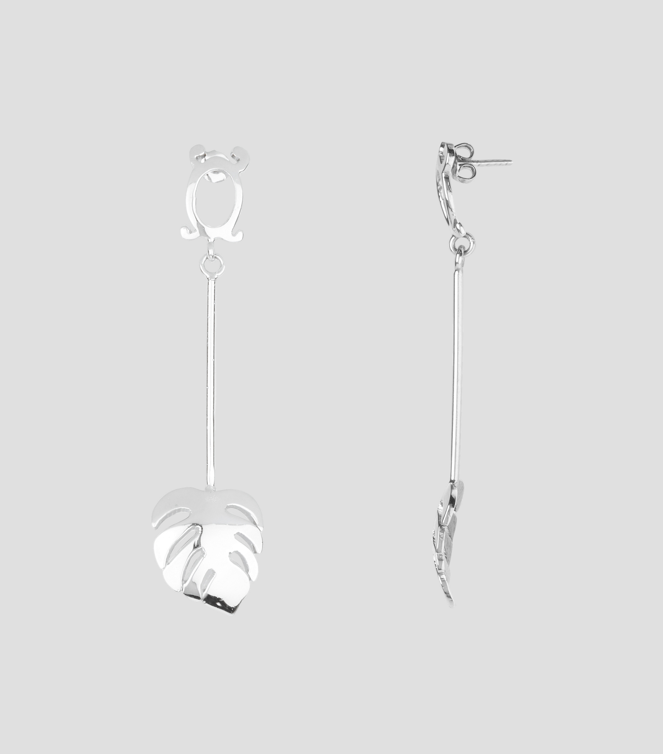 Pendientes en plata Lotos Mujer