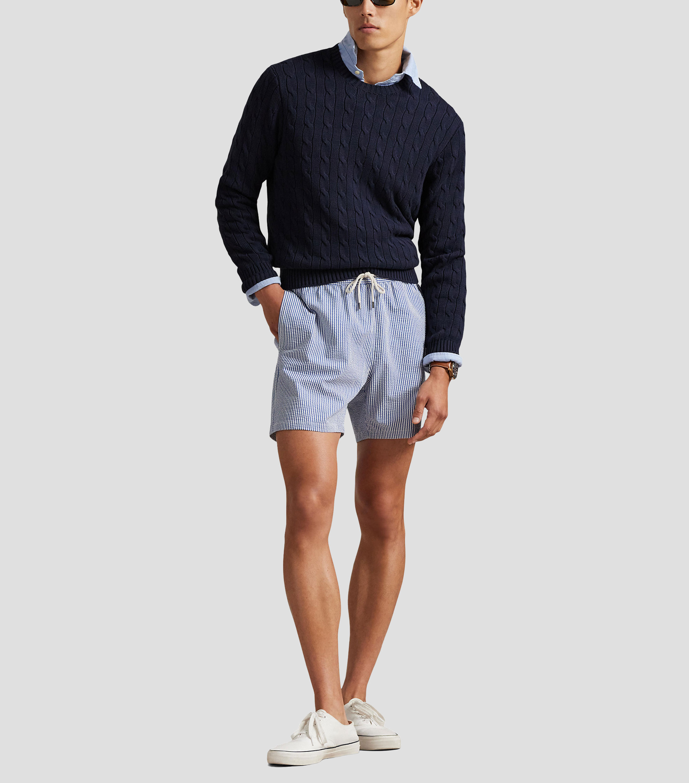 Traje de baño a rayas Hombre