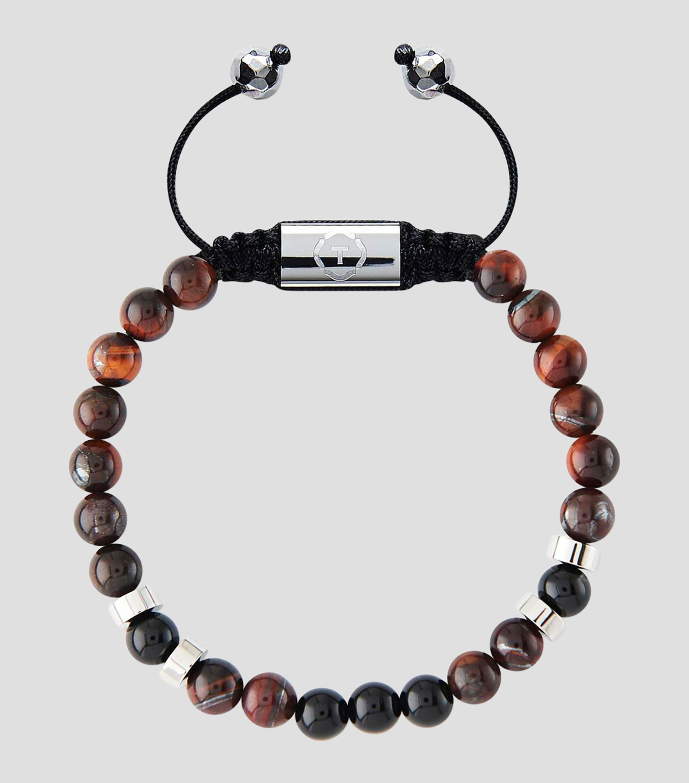Pulsera ajustable con ojo de tigre Unisex