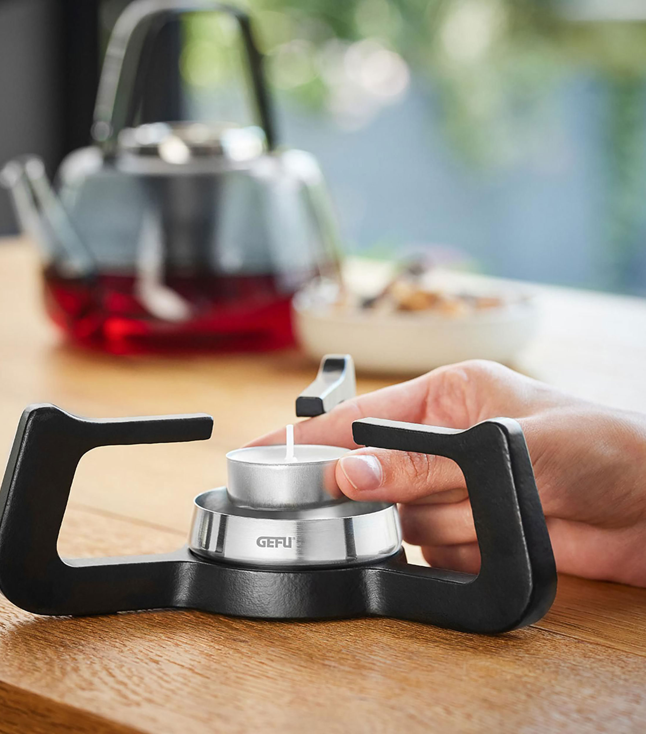 Set Tetera y Calentador, 1.2 L
