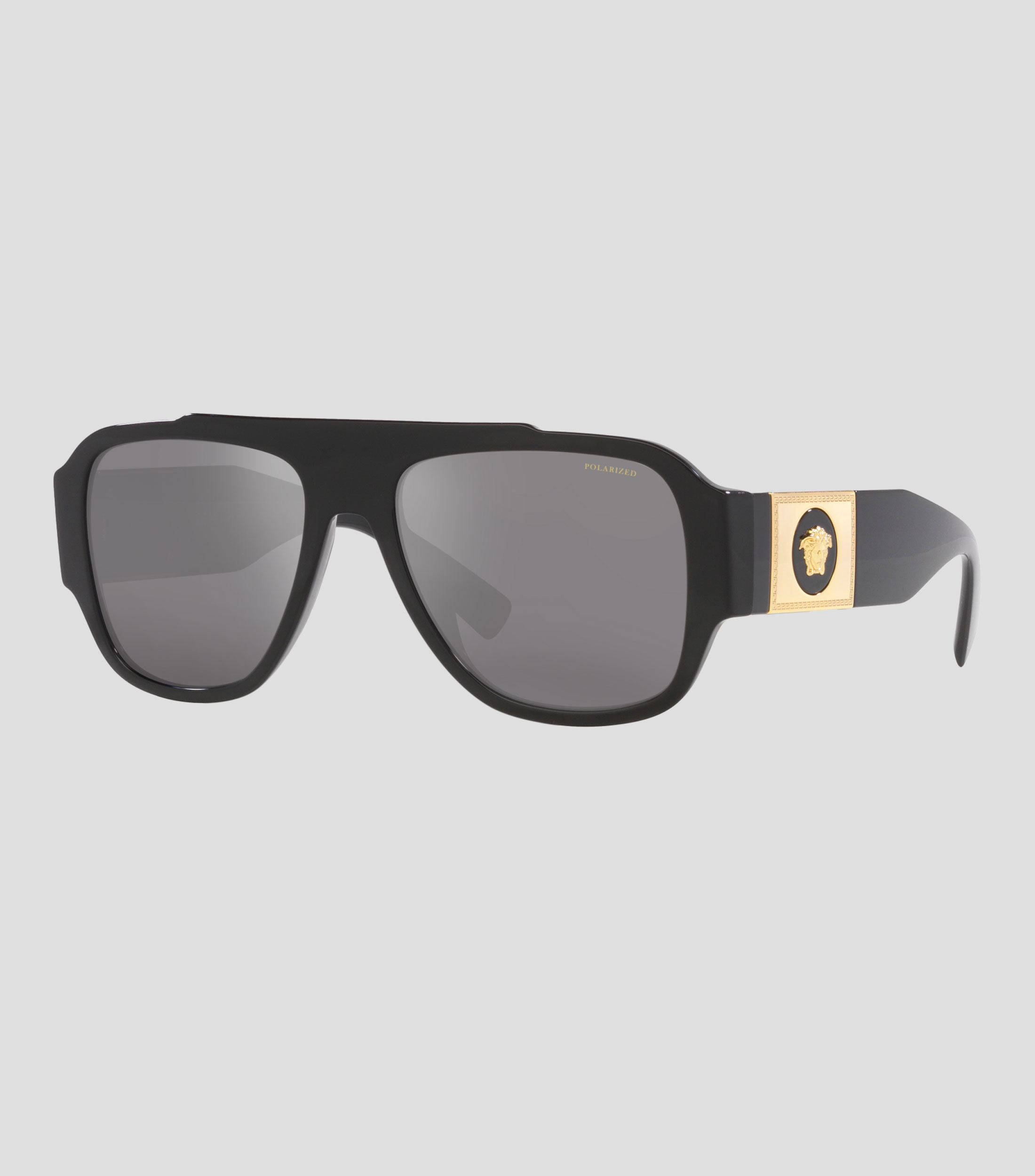 Lentes de sol aviador negros Hombre