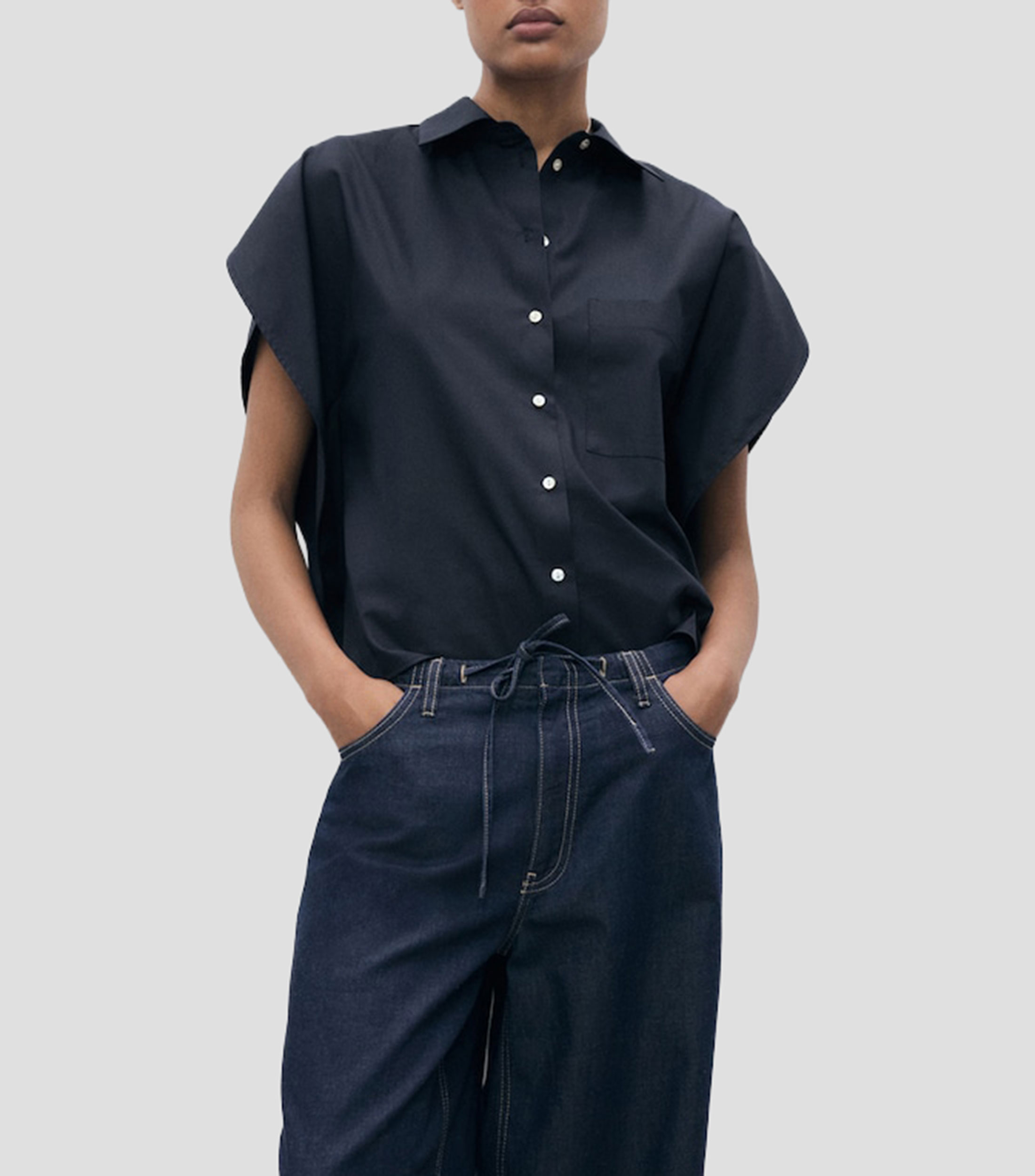 Camisa Manga Corta Mujer