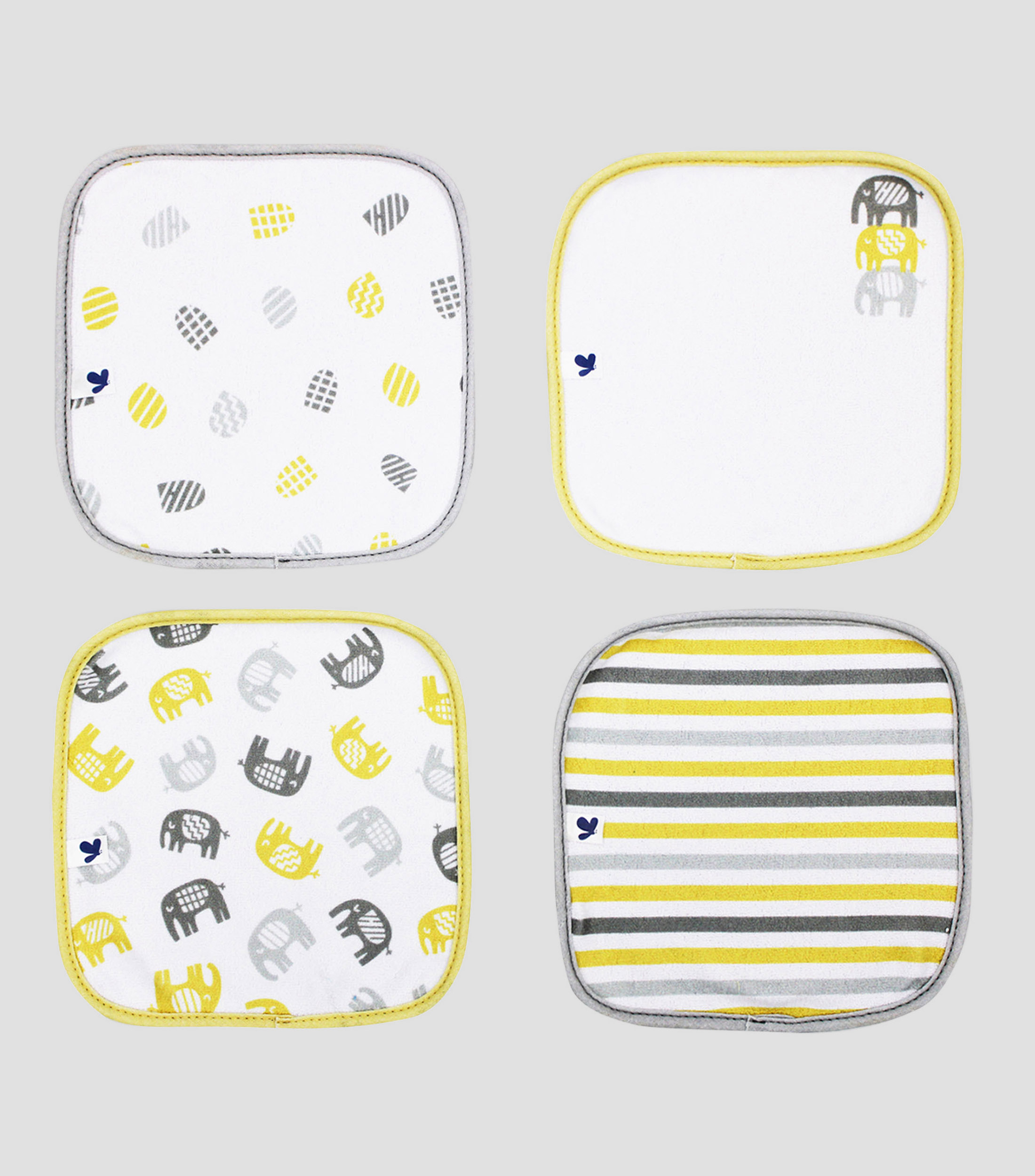 Set de 4 toallitas faciales Bebé