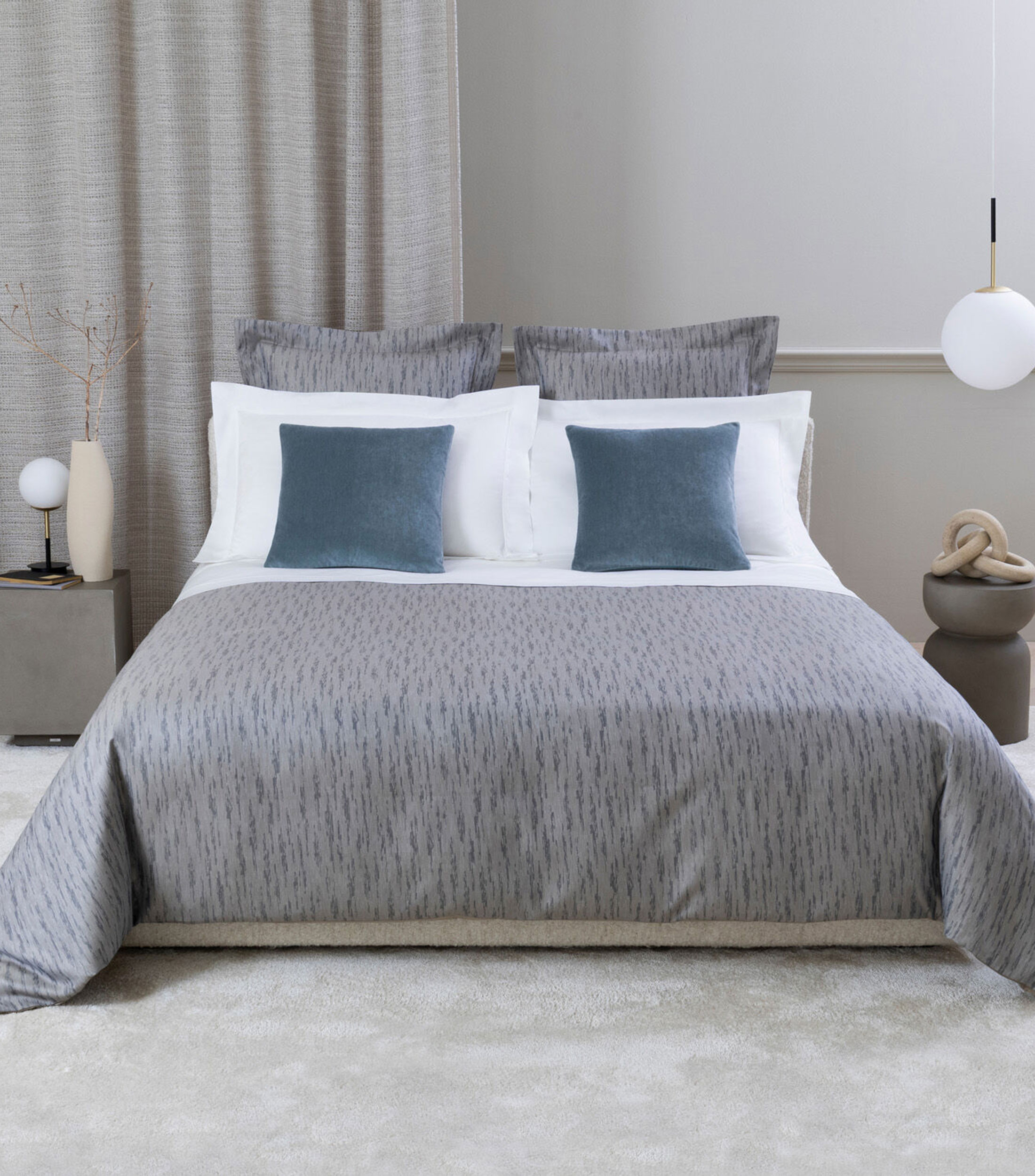 Funda para almohada Euro Luxury azul