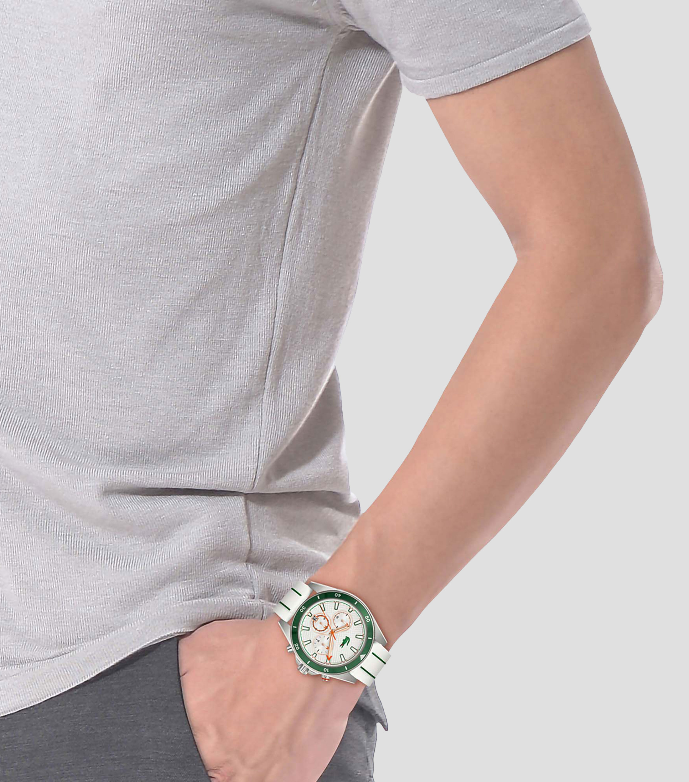 Reloj para Hombre Mainsail Casual Verde Blanca