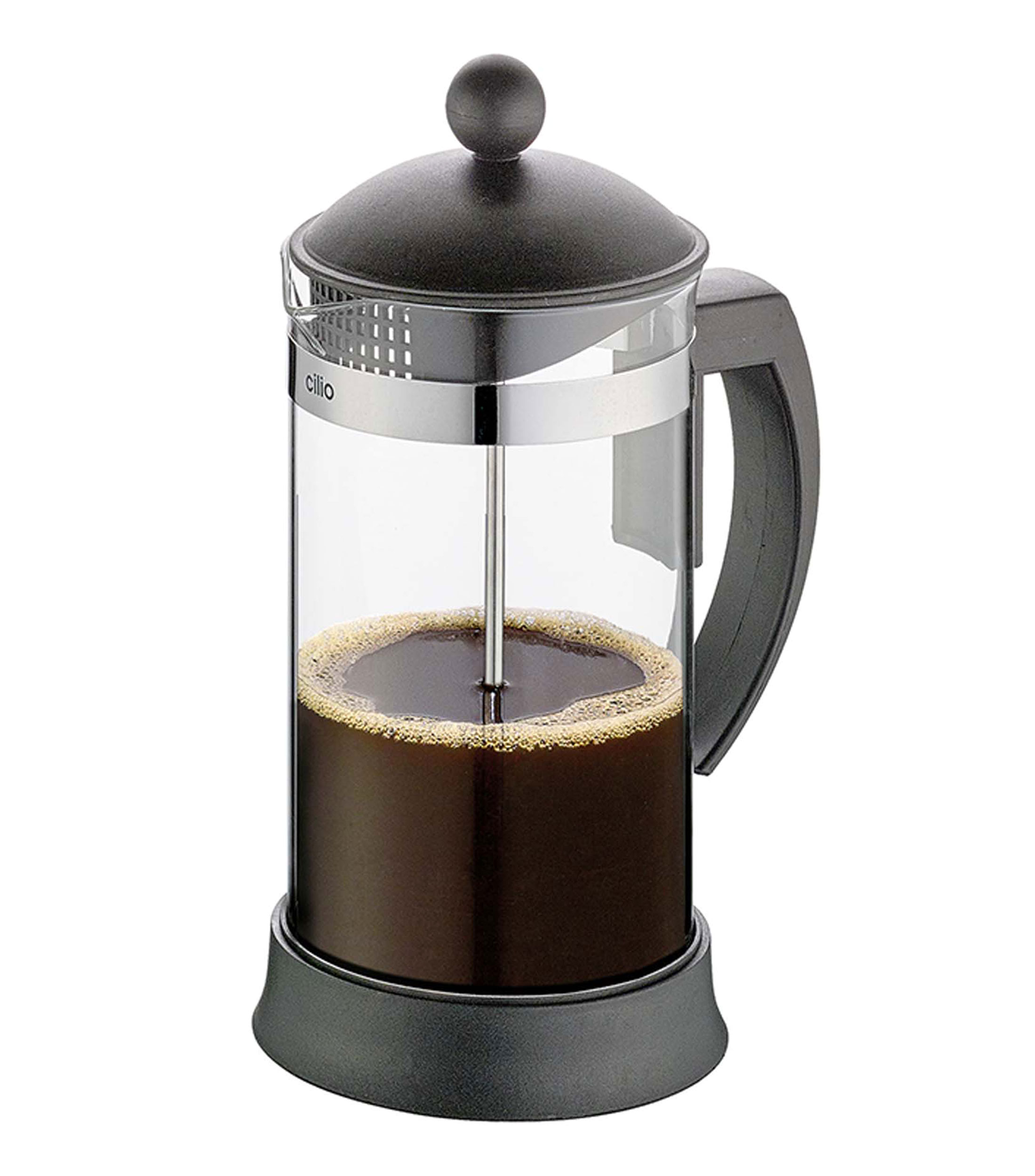 Prensa Para Cafe Plastico Vidrio 1L