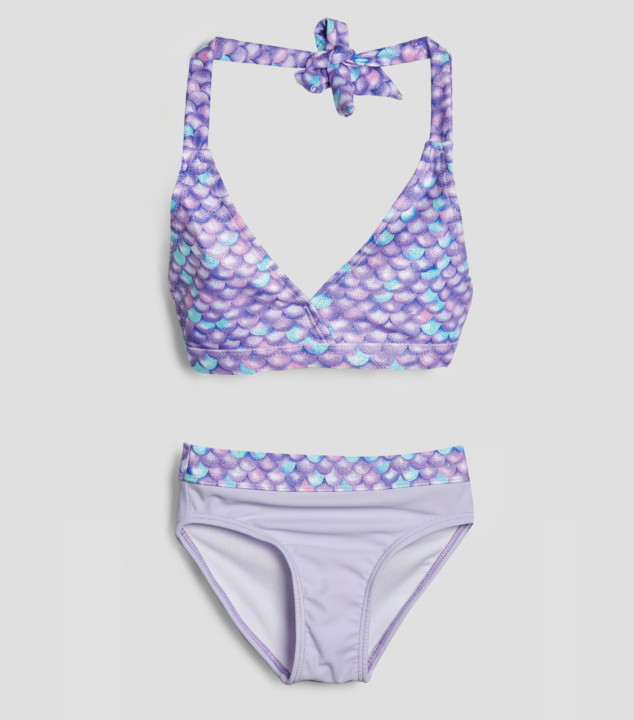 Bikini 2 piezas Purple Scales Niña