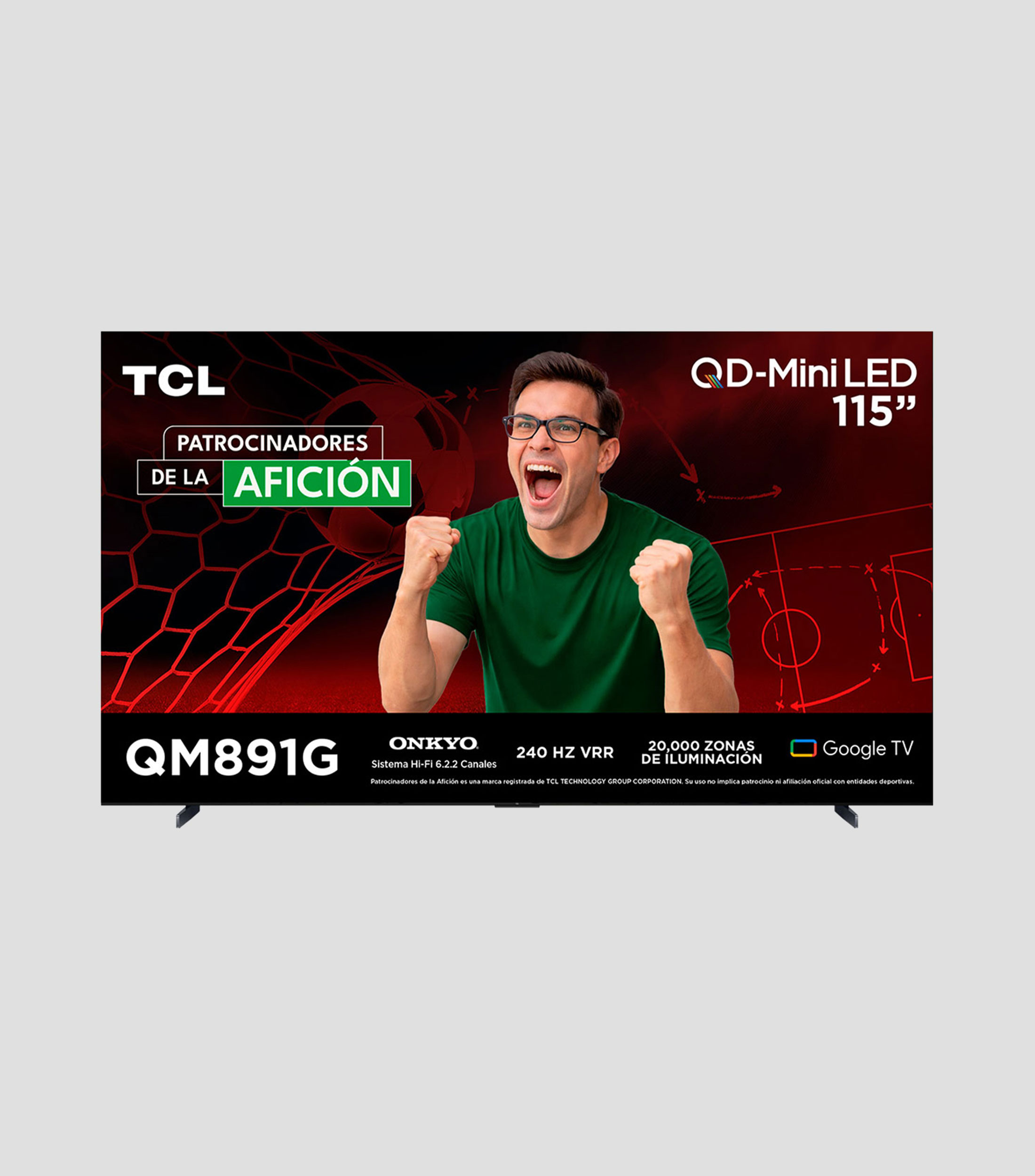 Pantalla 115 pulgadas Plana LED 4K AiPQ Pro Quad Core 115QM891G