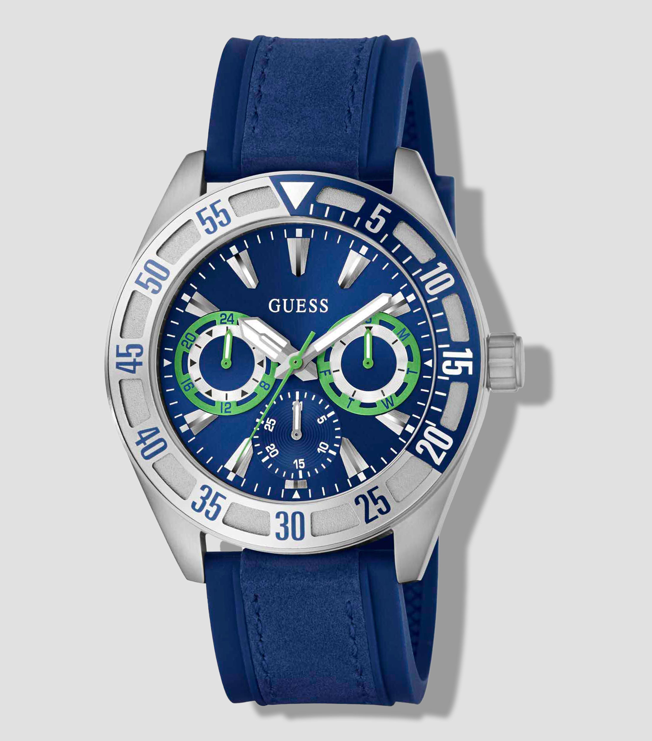 Reloj para Hombre Letterman Deportivo Azul Guess
