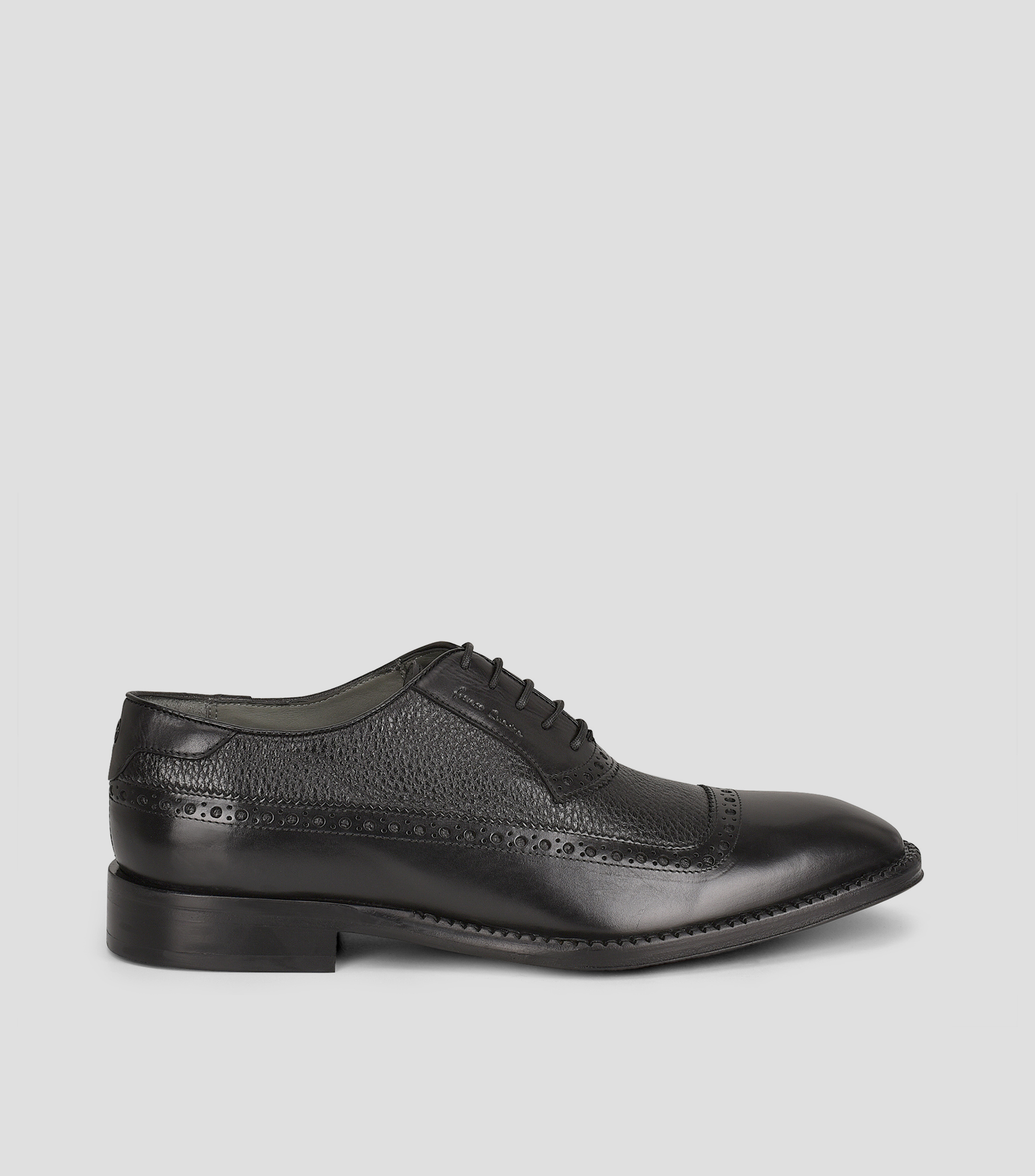 Zapatos De Vestir Oxford negros en piel Hombre