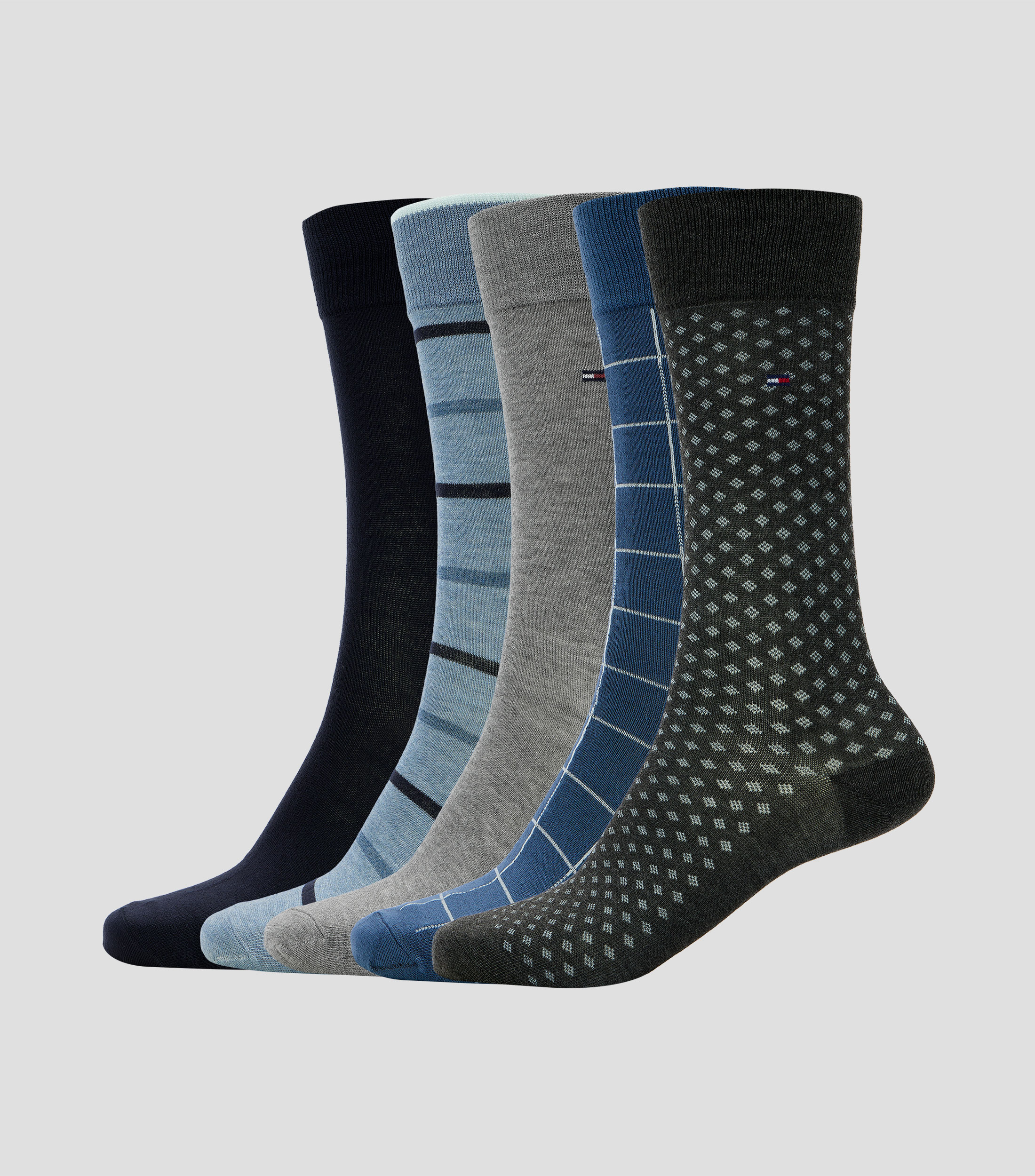 Set 5 calcetines crew Hombre