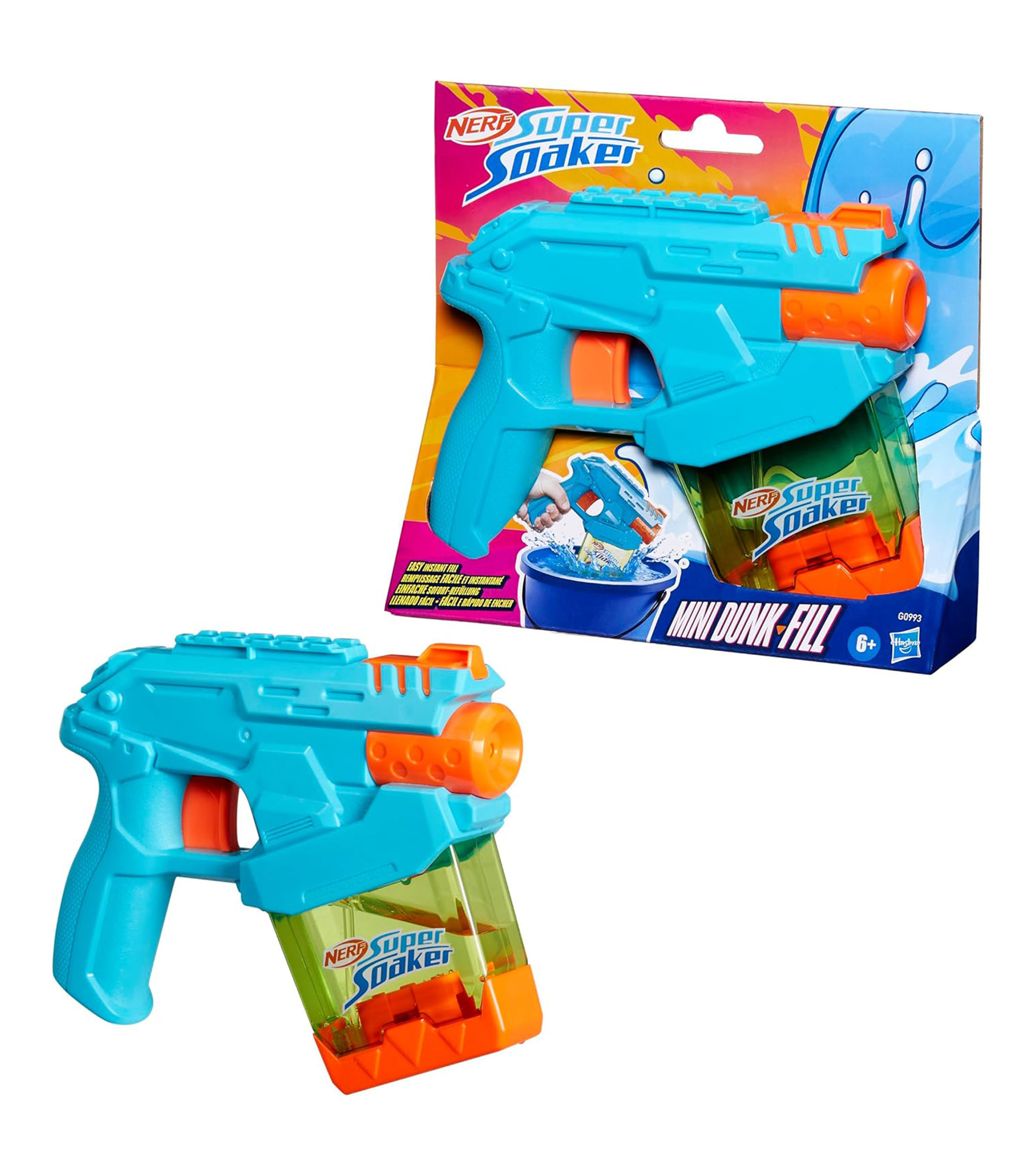 Pistola de Agua Super Soaker Mini Dunk-Fill
