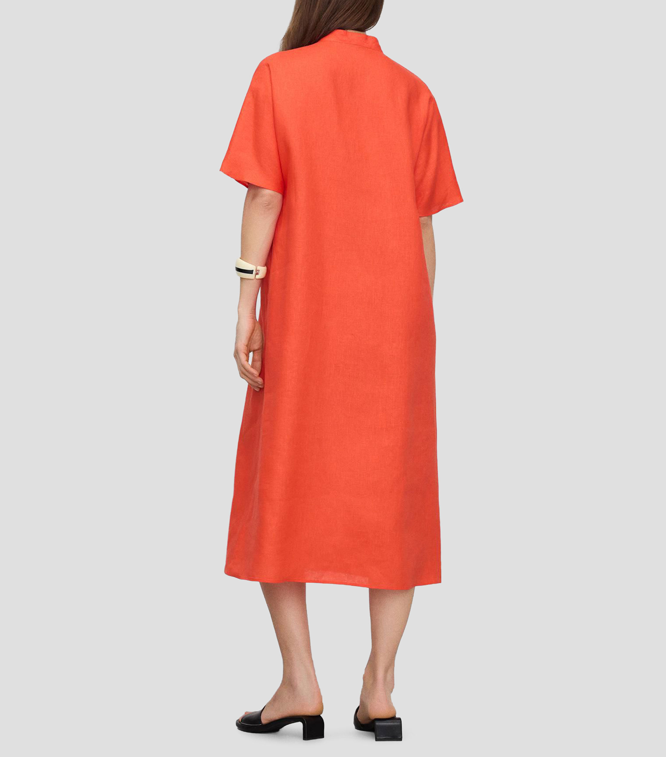 Vestido Casual midi lisa Mujer