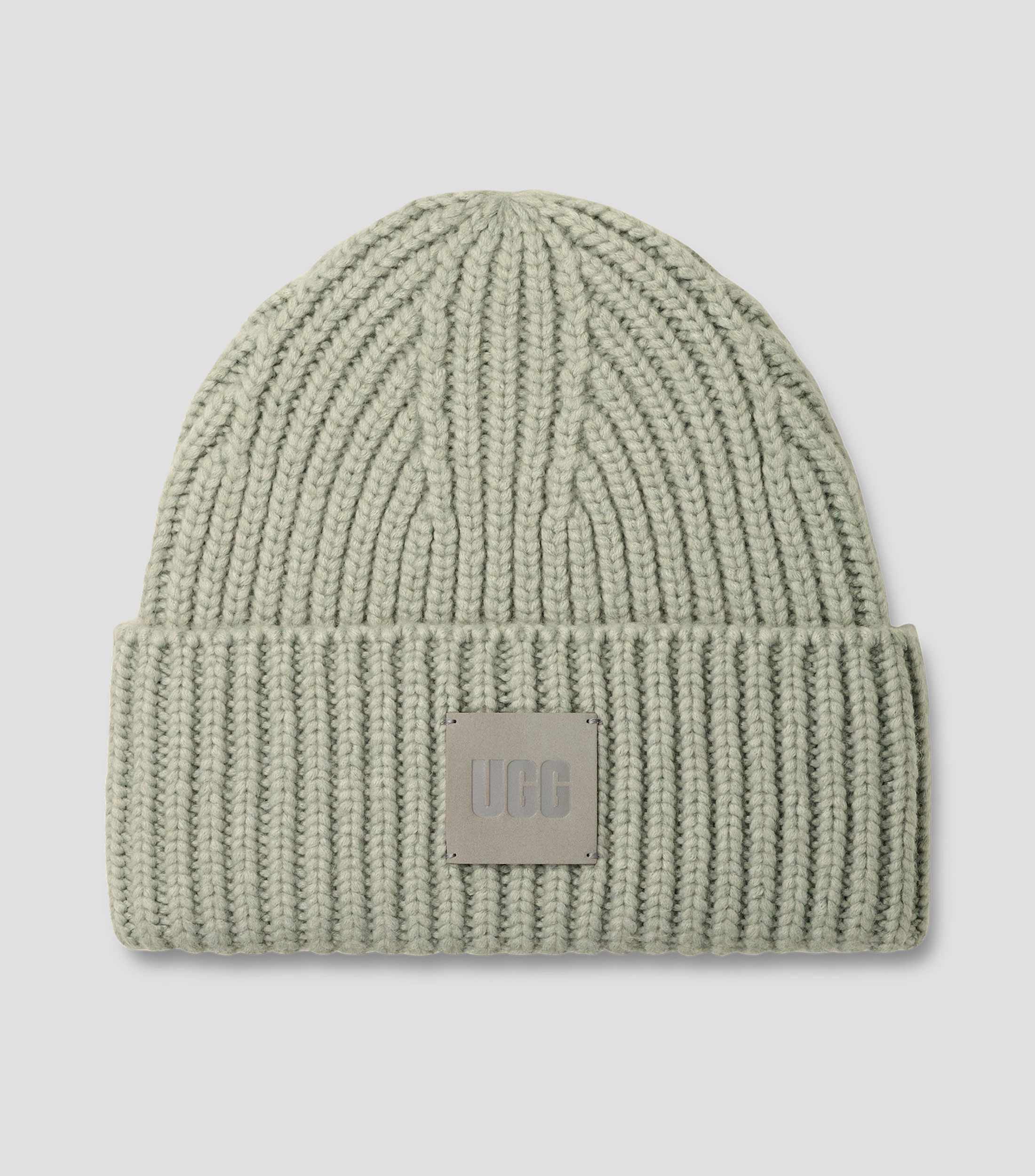 Gorro en tejido de punto liso Mujer