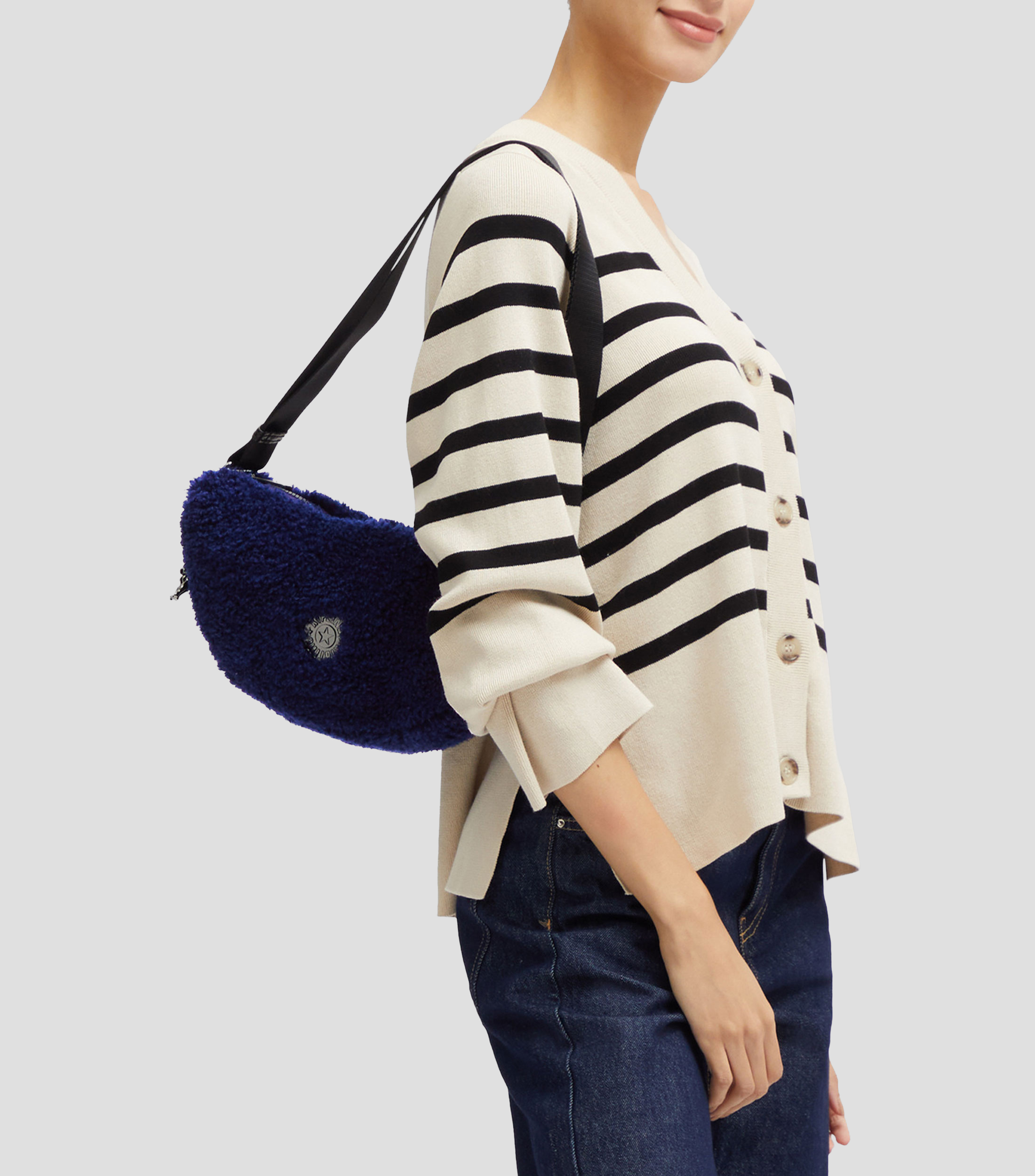 Bolsa shoulder azul Julissa lisa Mujer