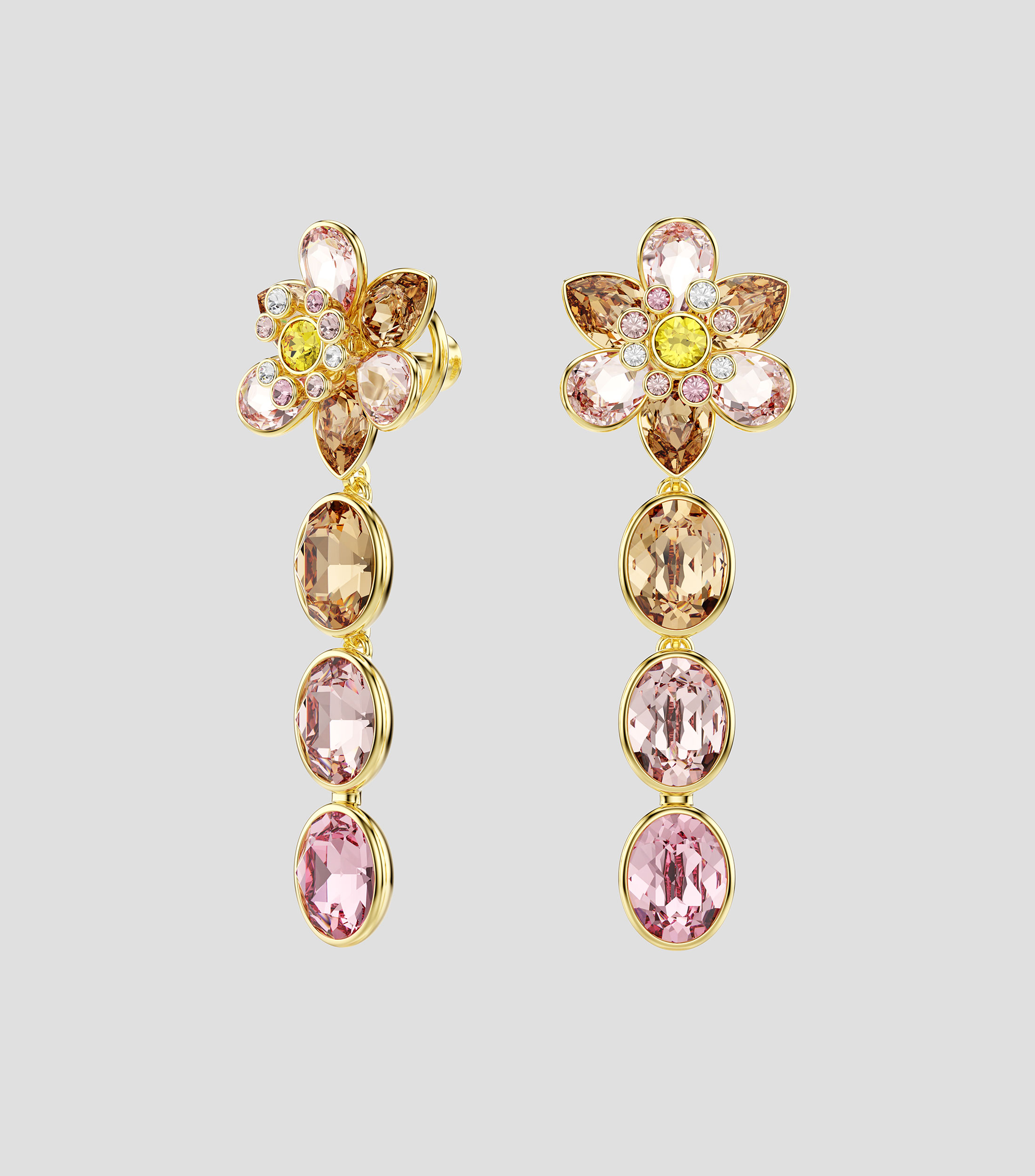 Aretes con cristales Unisex