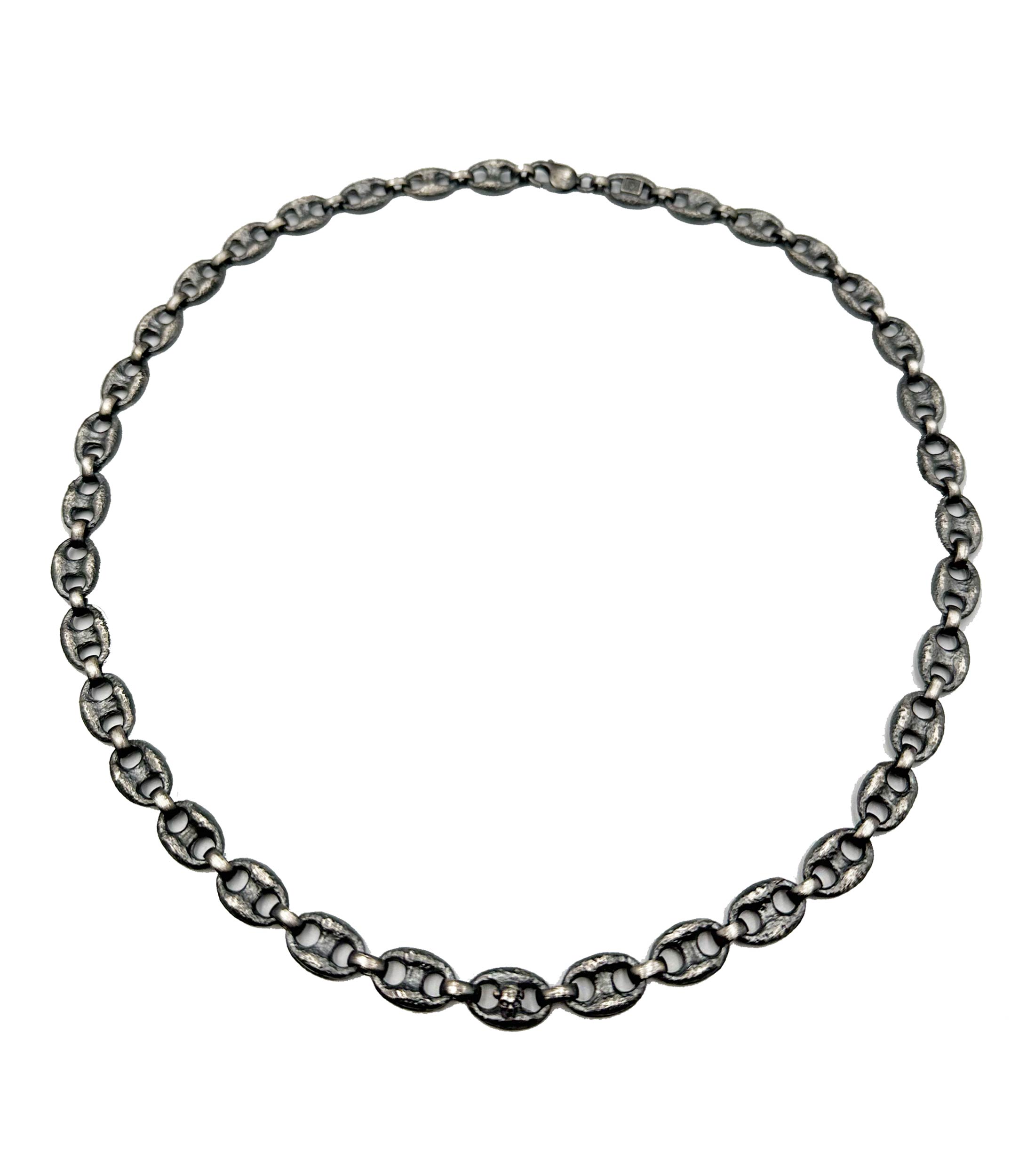 Cadena Can Pull Chain Skull en plata .925 Unisex