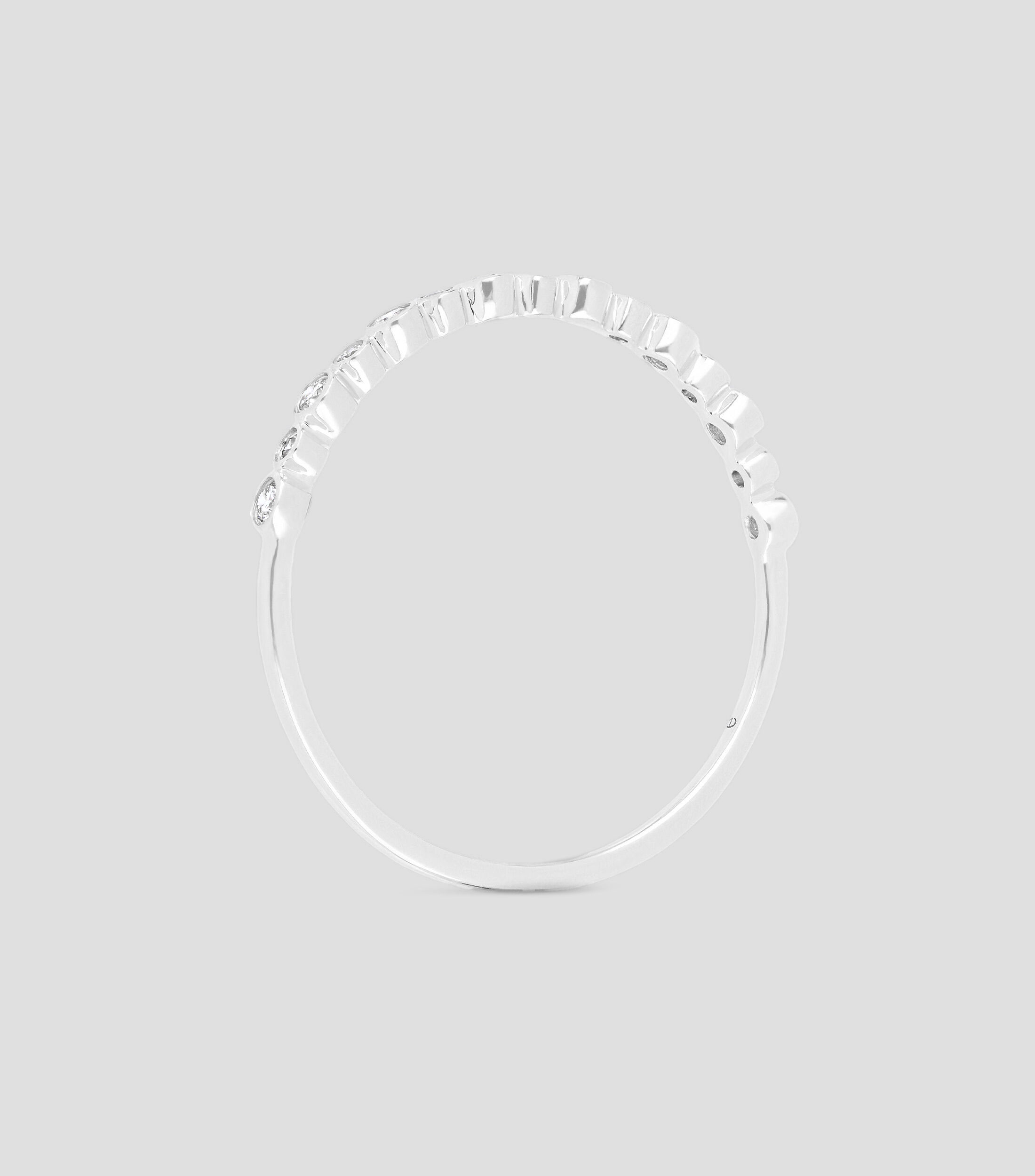 Anillo Churumbela en Oro blanco de 18 Kts Mujer