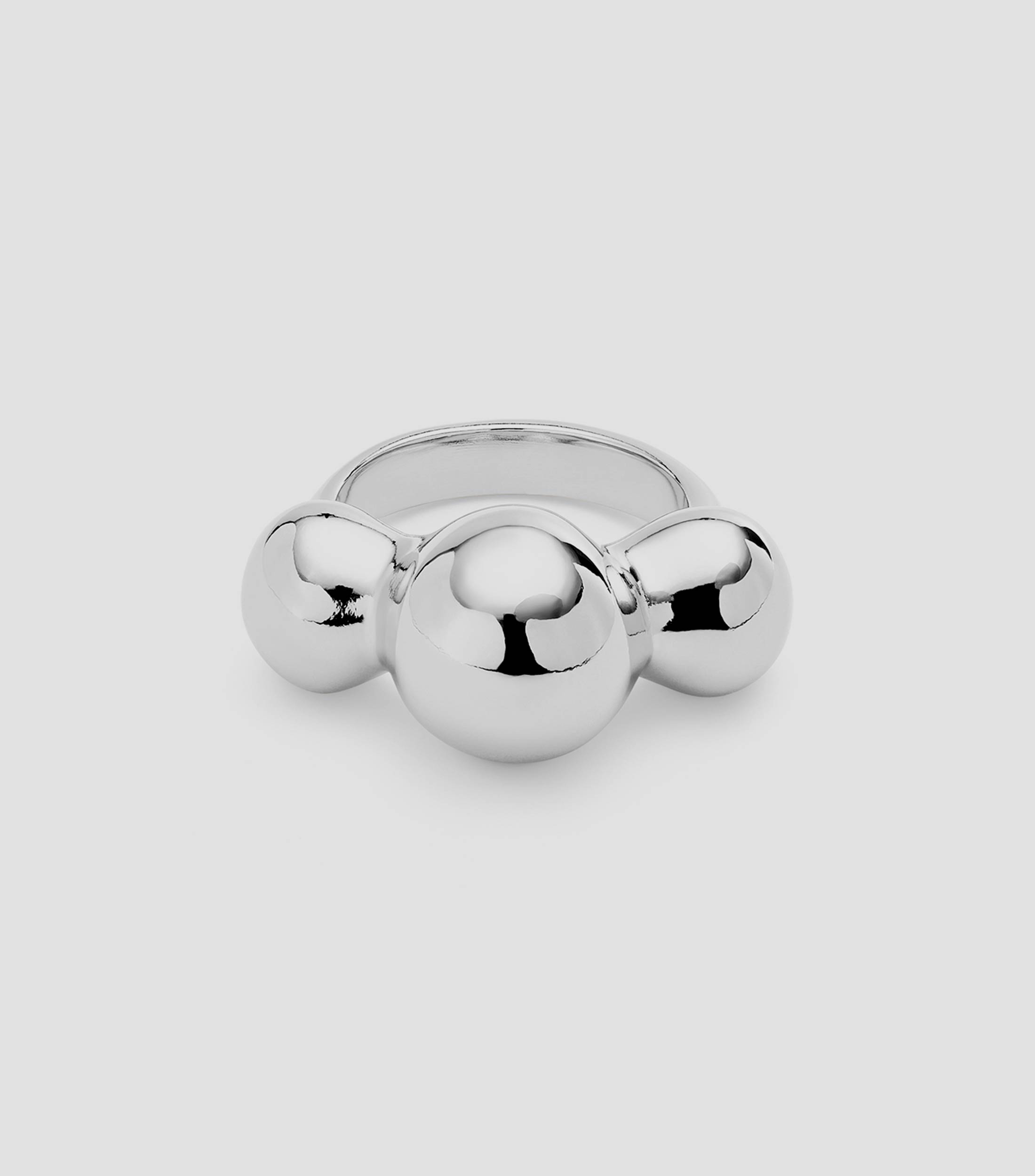 Anillo Esferas Centrales Unisex