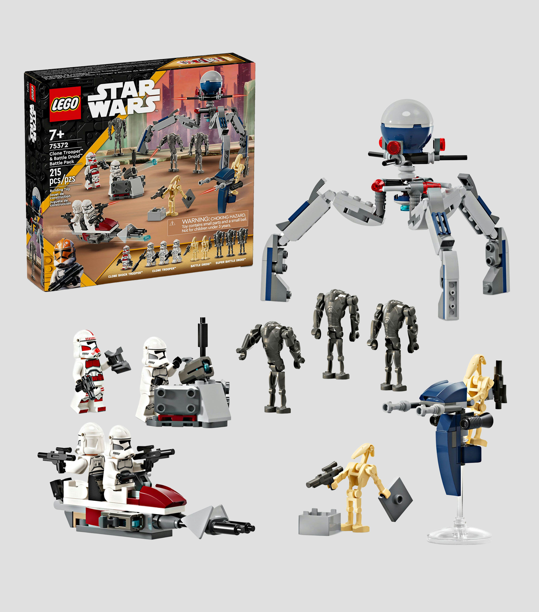 Lego Star Wars Clon Trooper y Droide de Batalla 75372