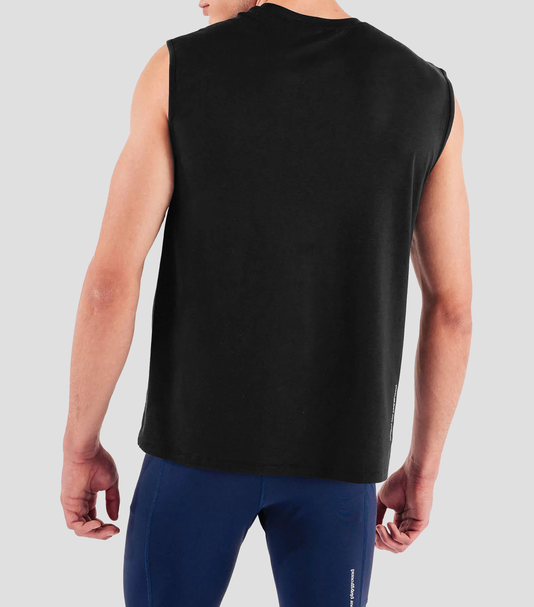Tank top para entrenamiento cuello redondo sin mangas liso Mujer
