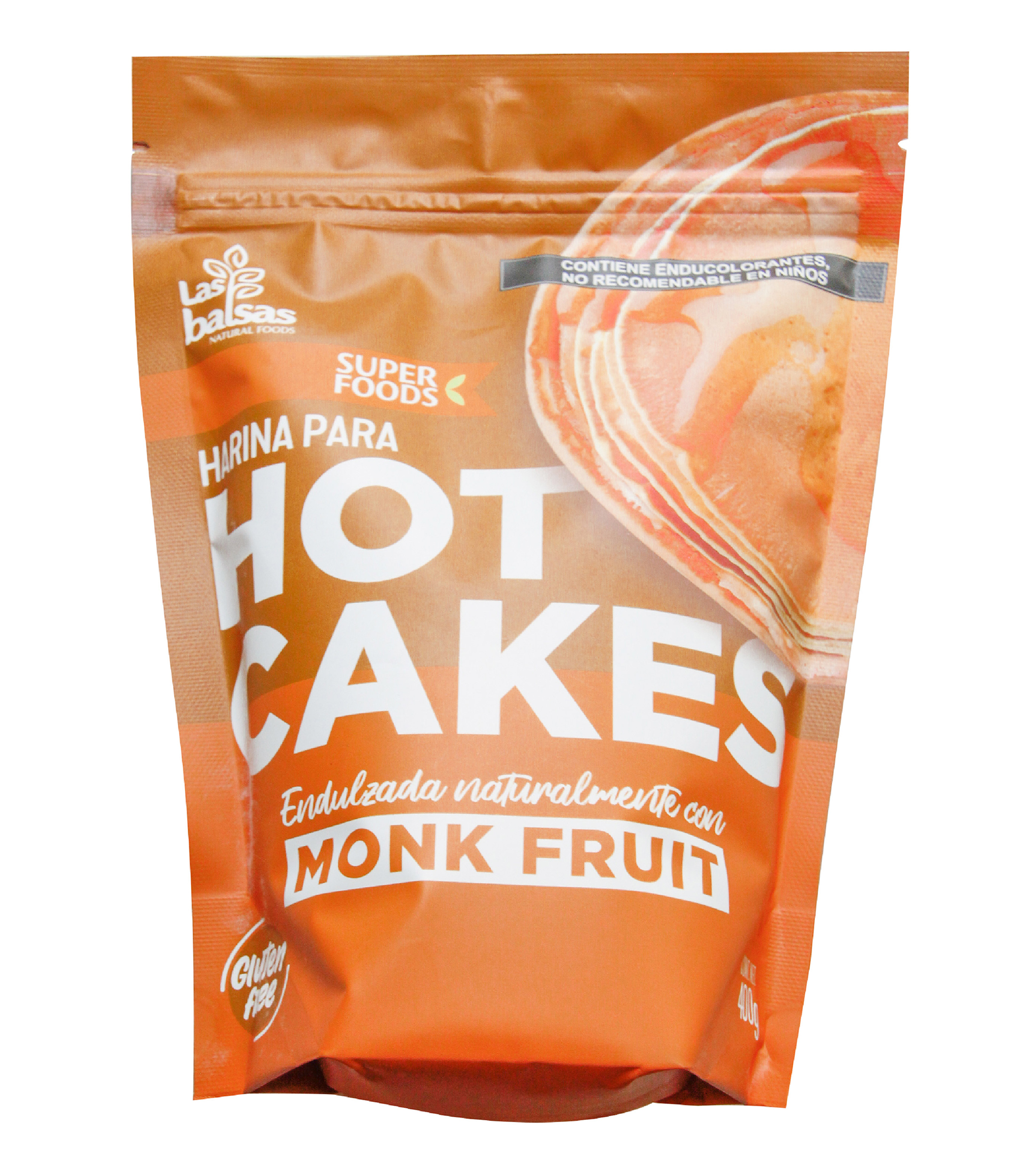 Harina para Hot Cakes Endulzada con Monk Fruit, 400 g