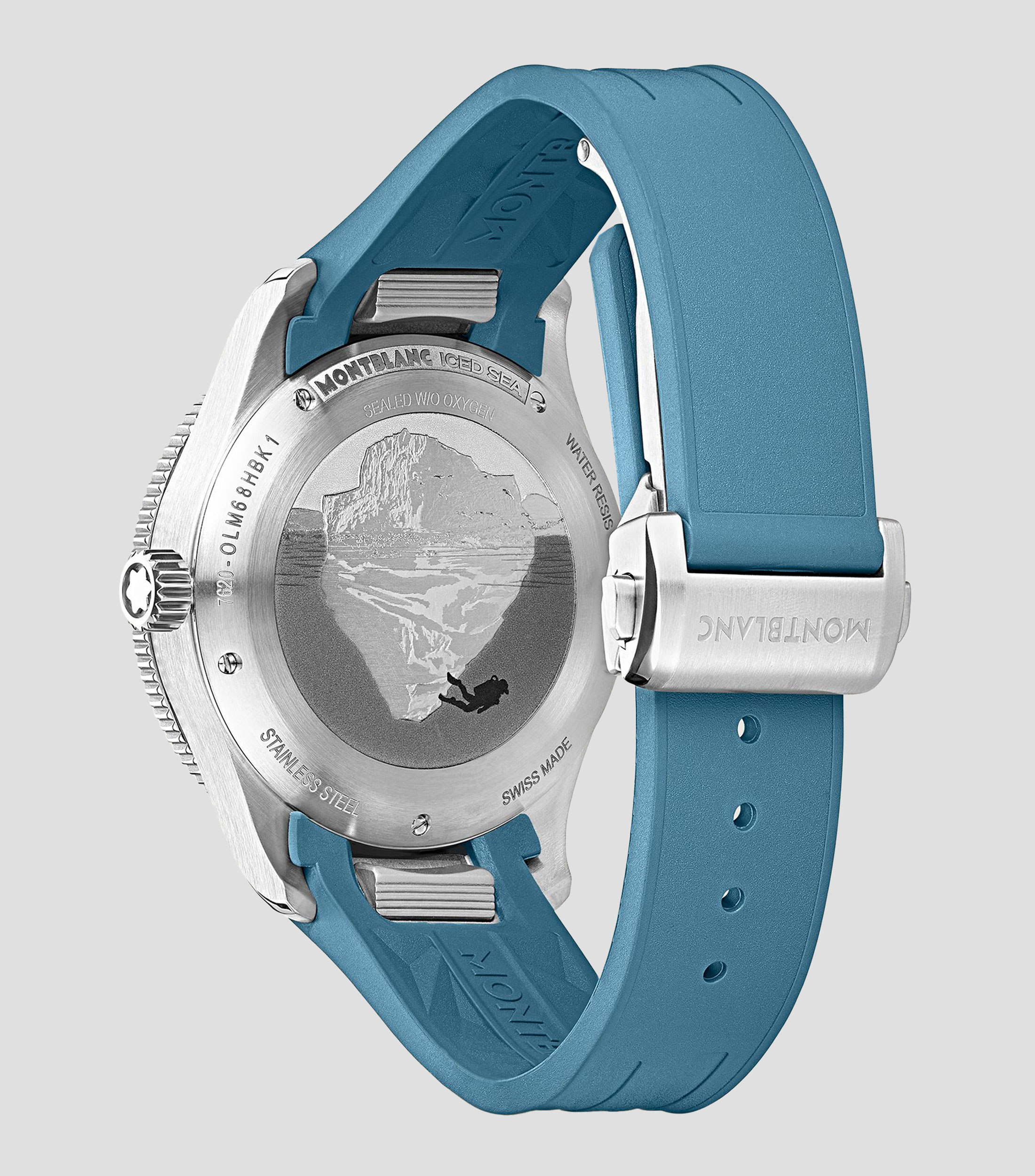 Montblanc Iced Sea Automatico Fecha 0 Oxigeno Unisex