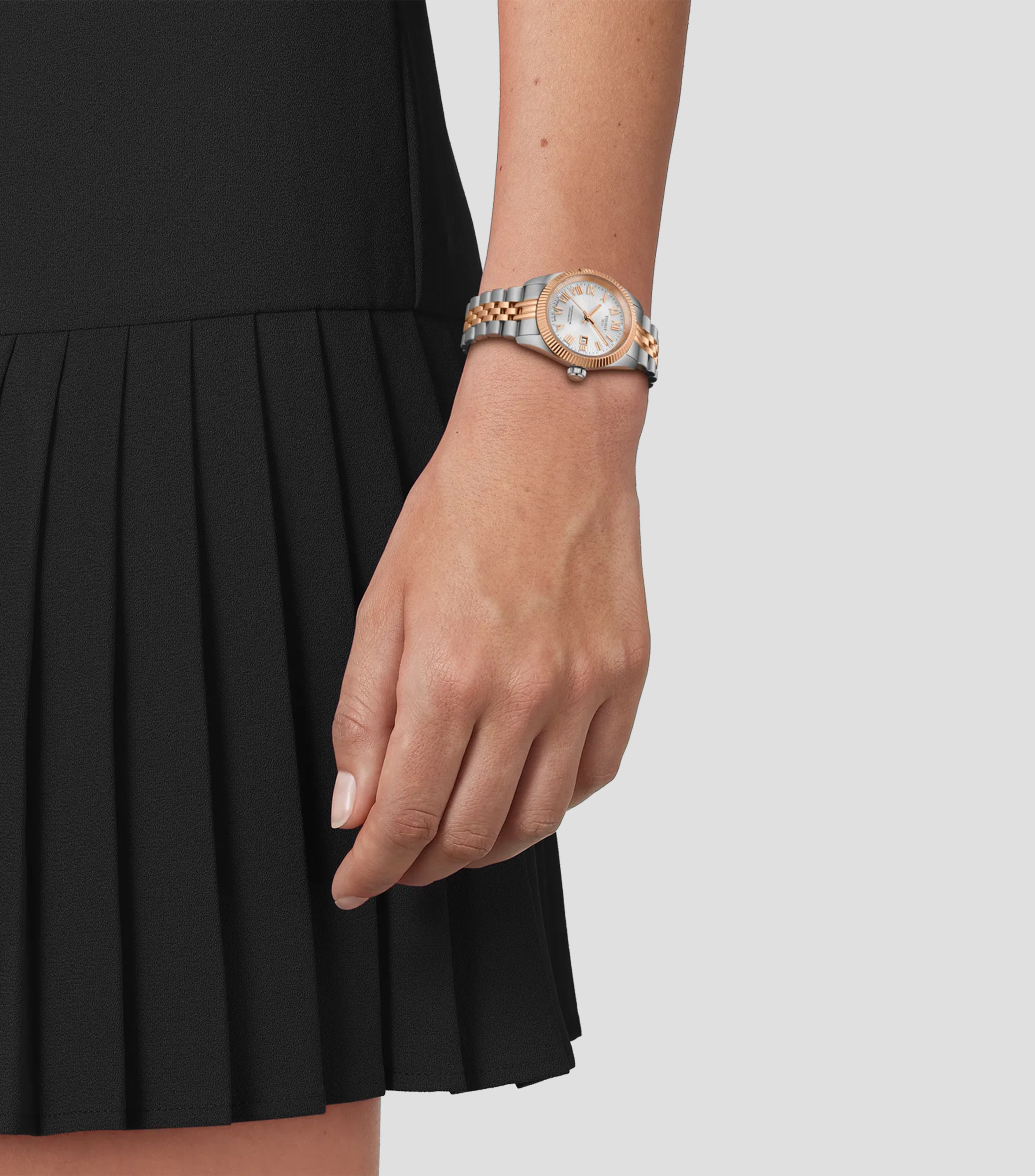 Reloj para Mujer Ballade casual plateado/rosa