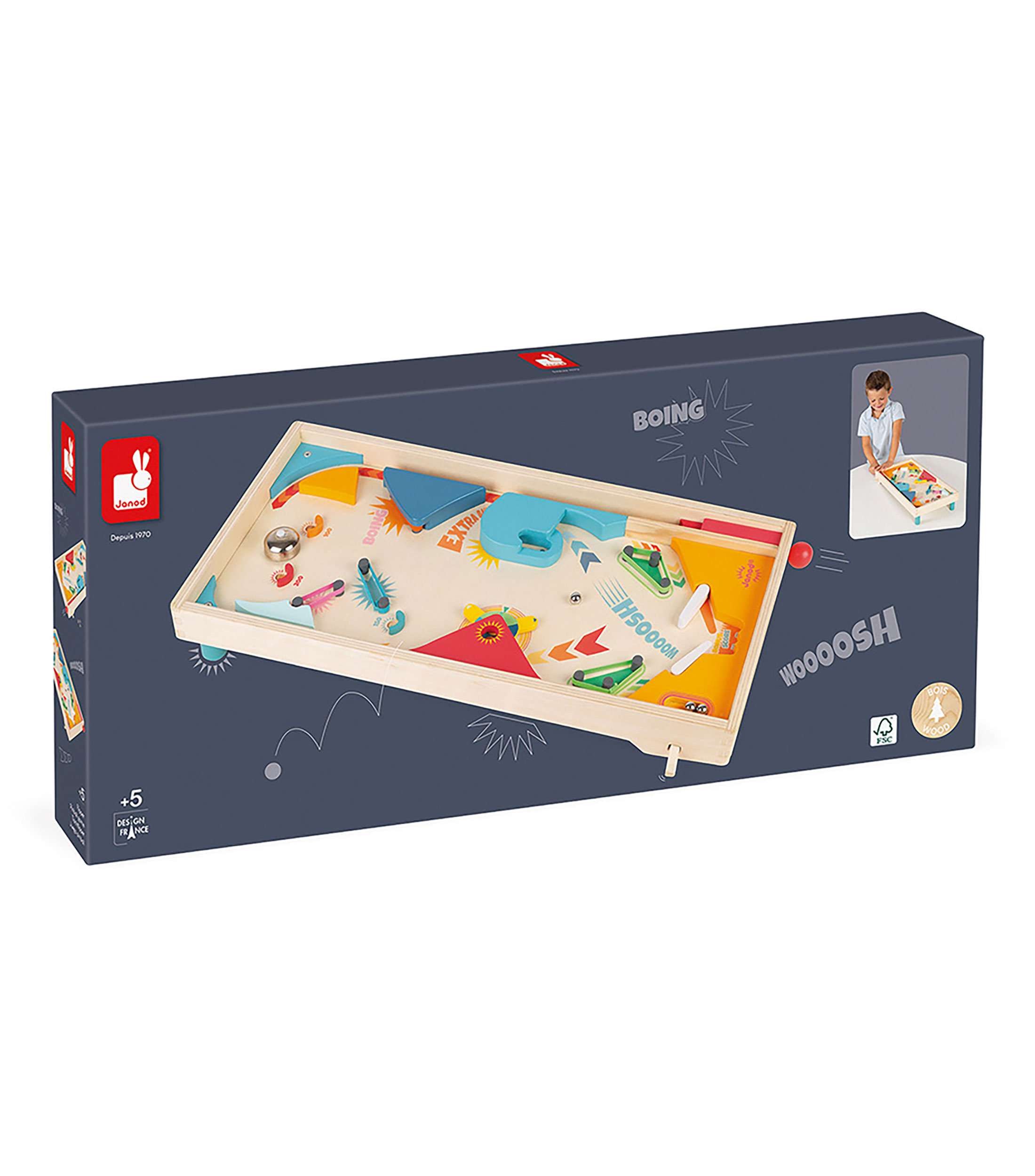 Pinball de madera