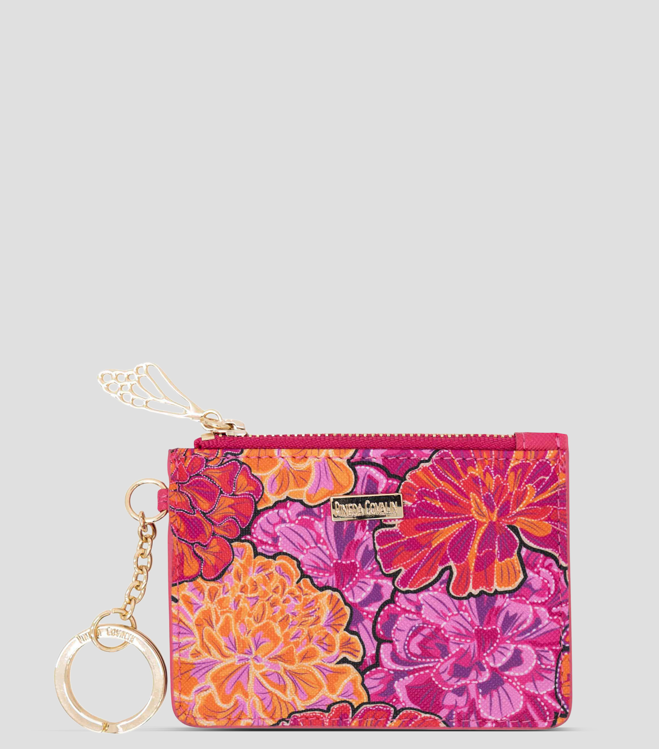Tarjetero multicolor Cempasúchil Ofrenda estampado Mujer