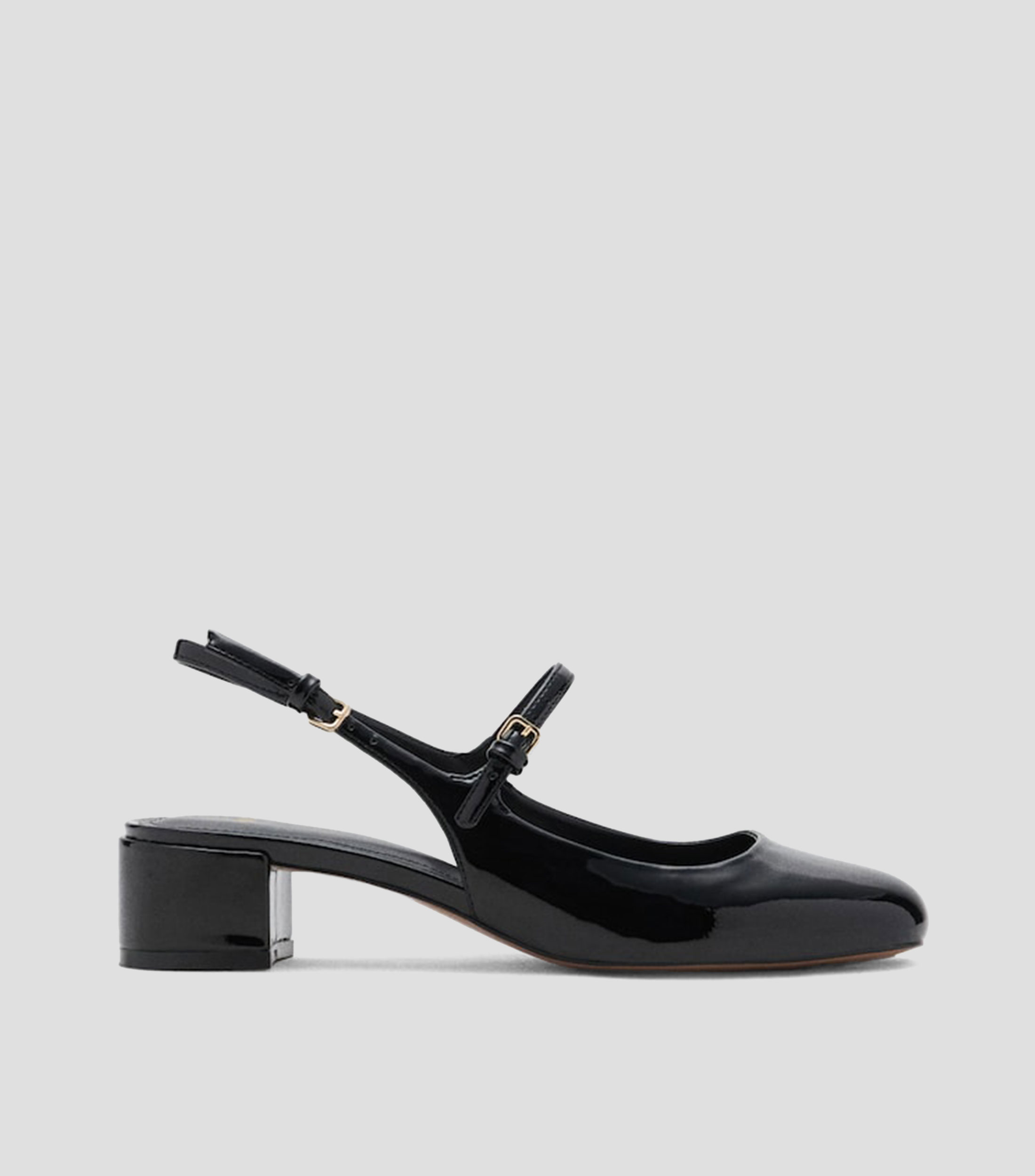 Zapatos Casuales con Tacon Bajo Media Luna Mujer