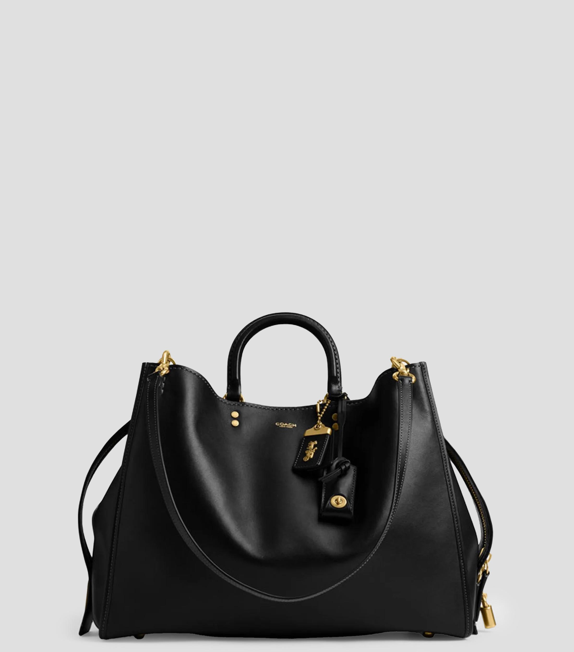 Bolsa shoulder en piel Rogue 40 lisa Mujer