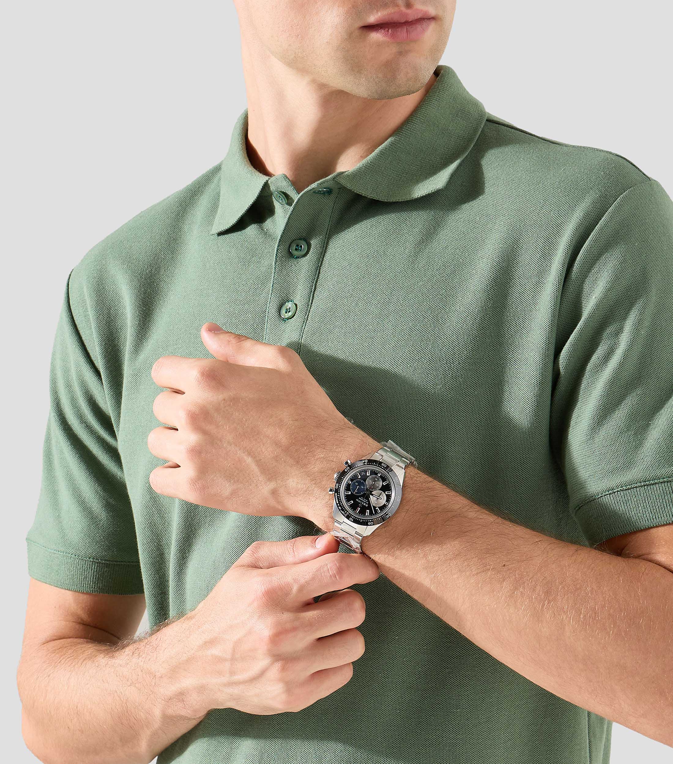 Reloj para Hombre Chronomaster Sport casual plateado