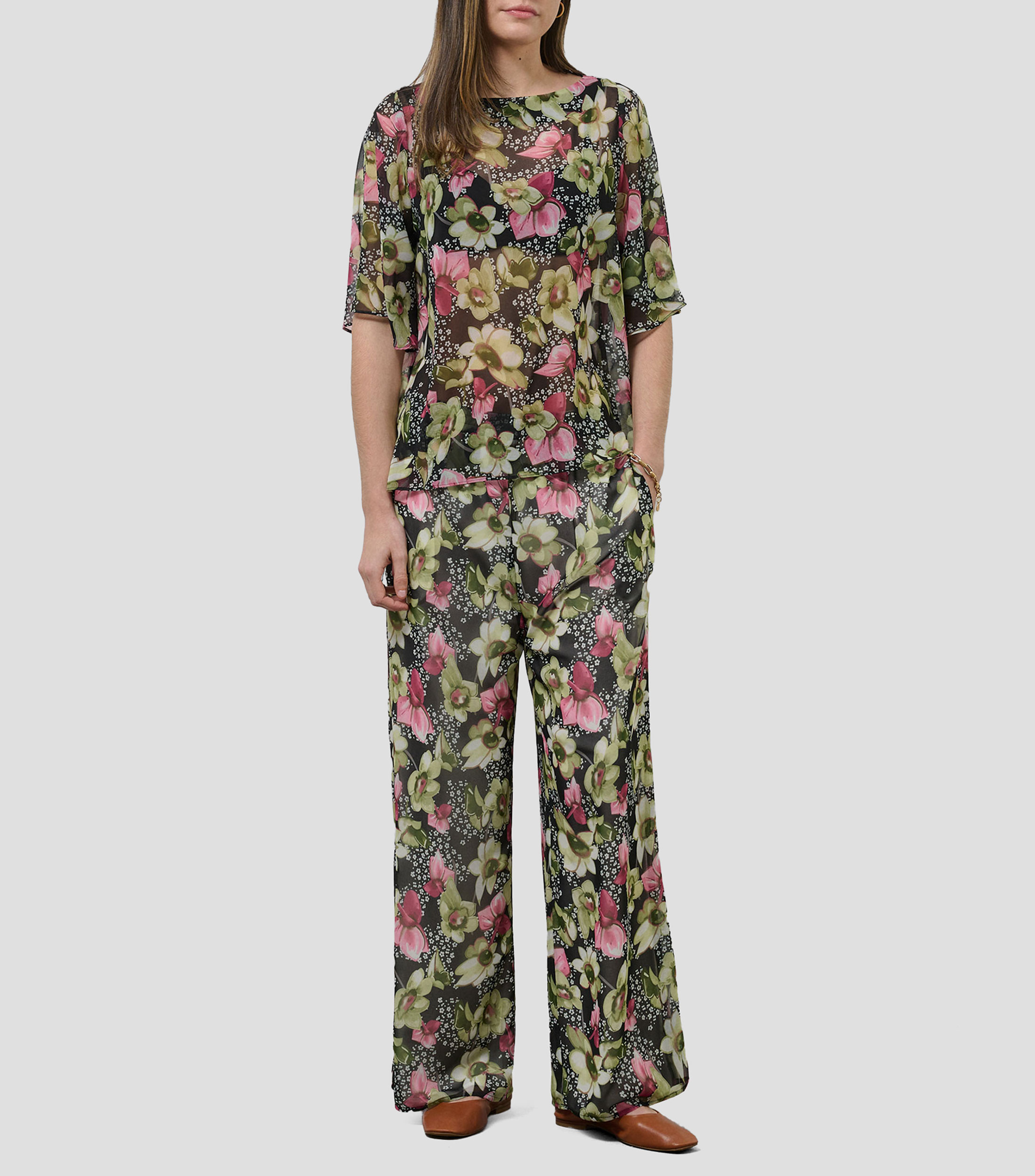 Pantalon Palazzo Mujer