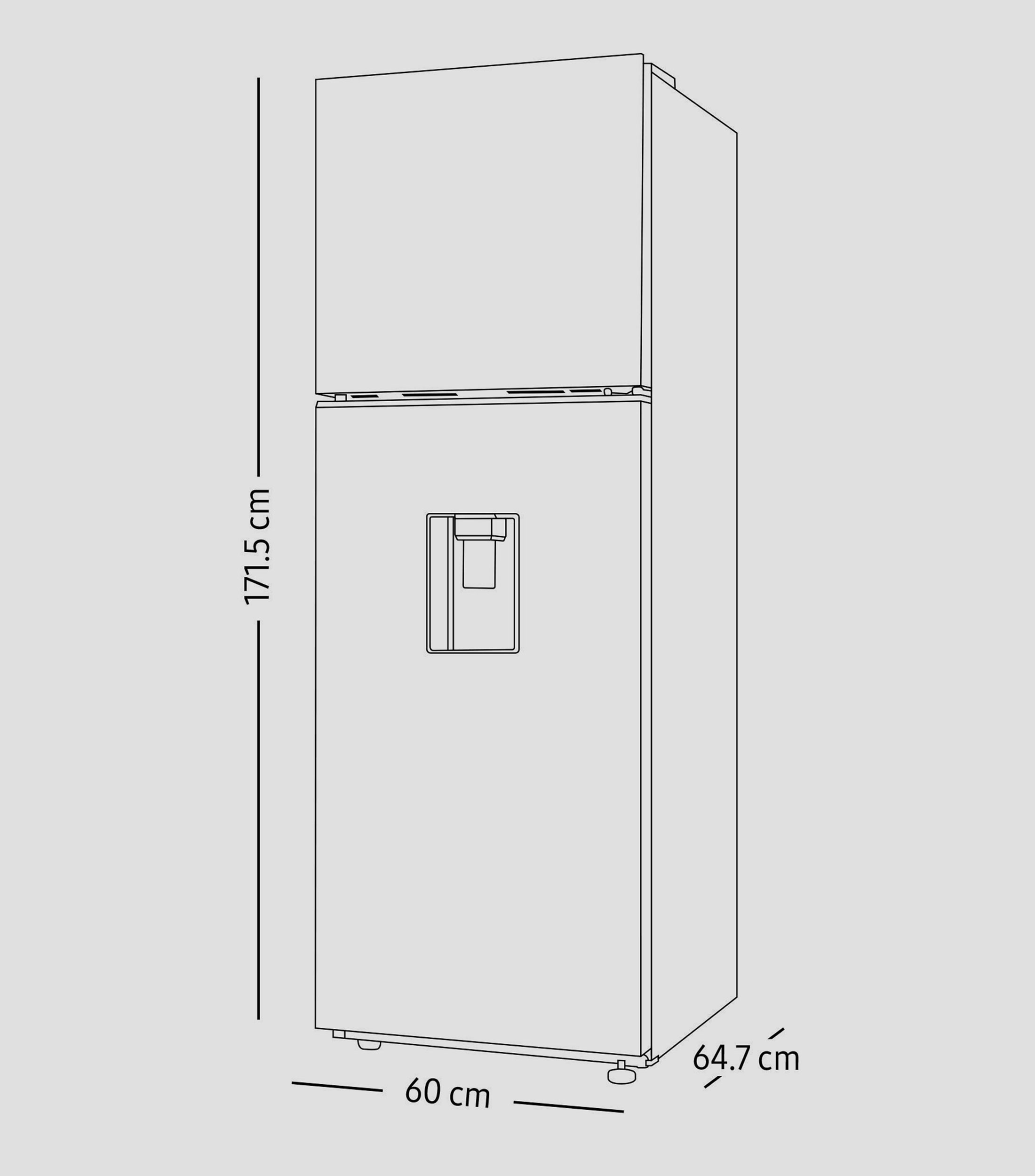 Refrigerador Top Mount 11 p3 TMF RT31DG5724B1EM