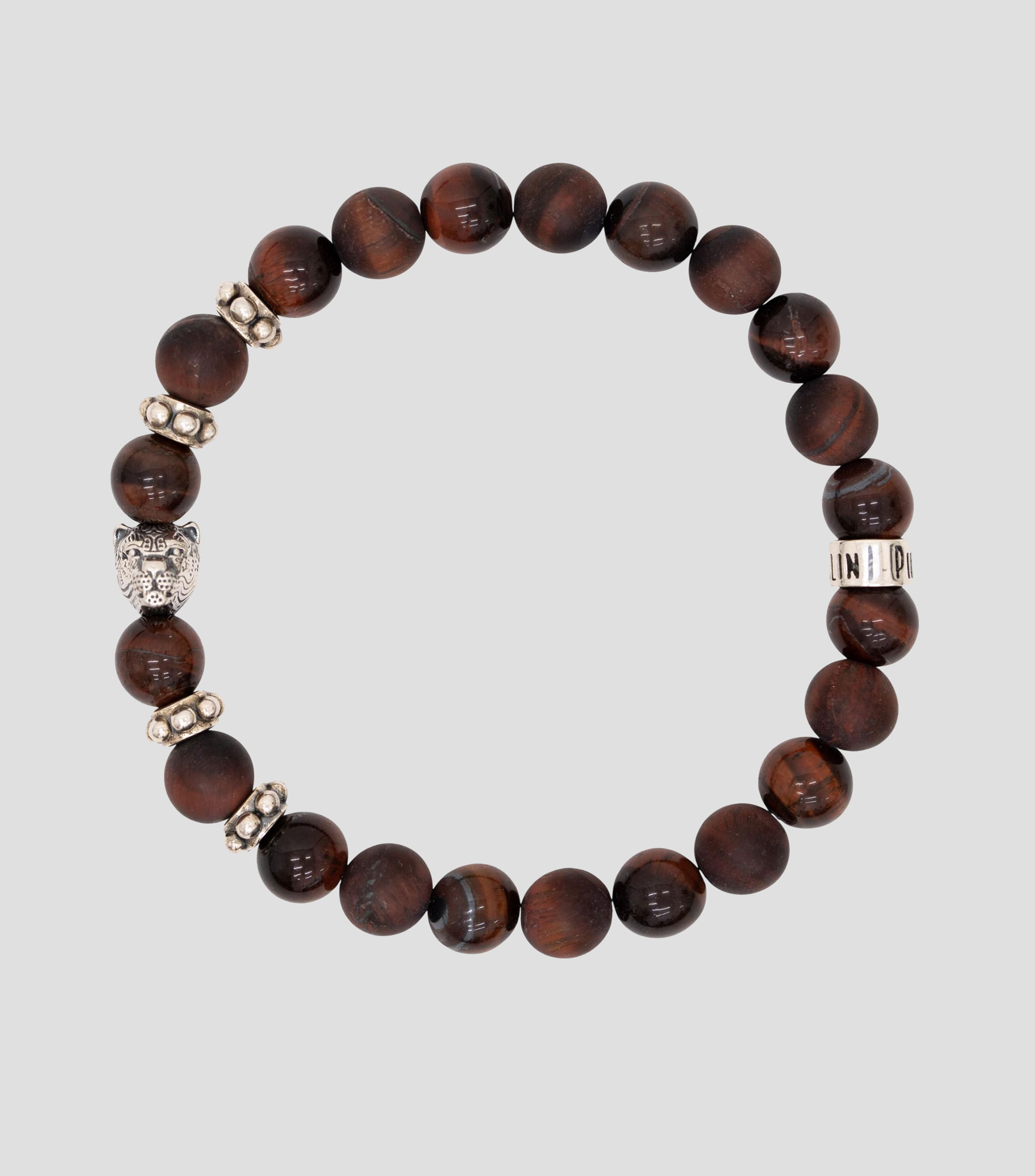 Brazalete con ojo de tigre Hombre