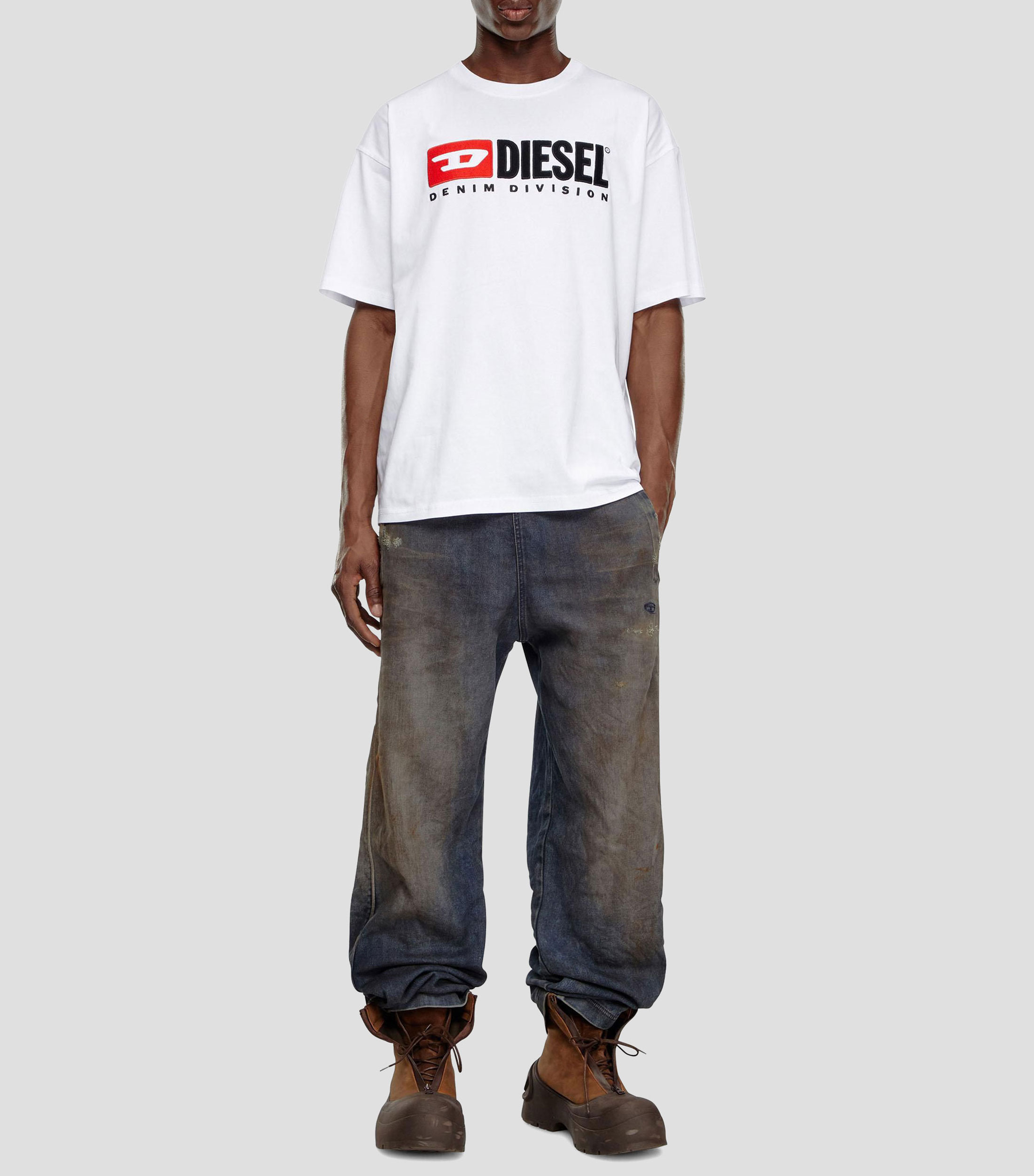 Playera cuello redondo manga corta T-Boxt-Div estampada Hombre