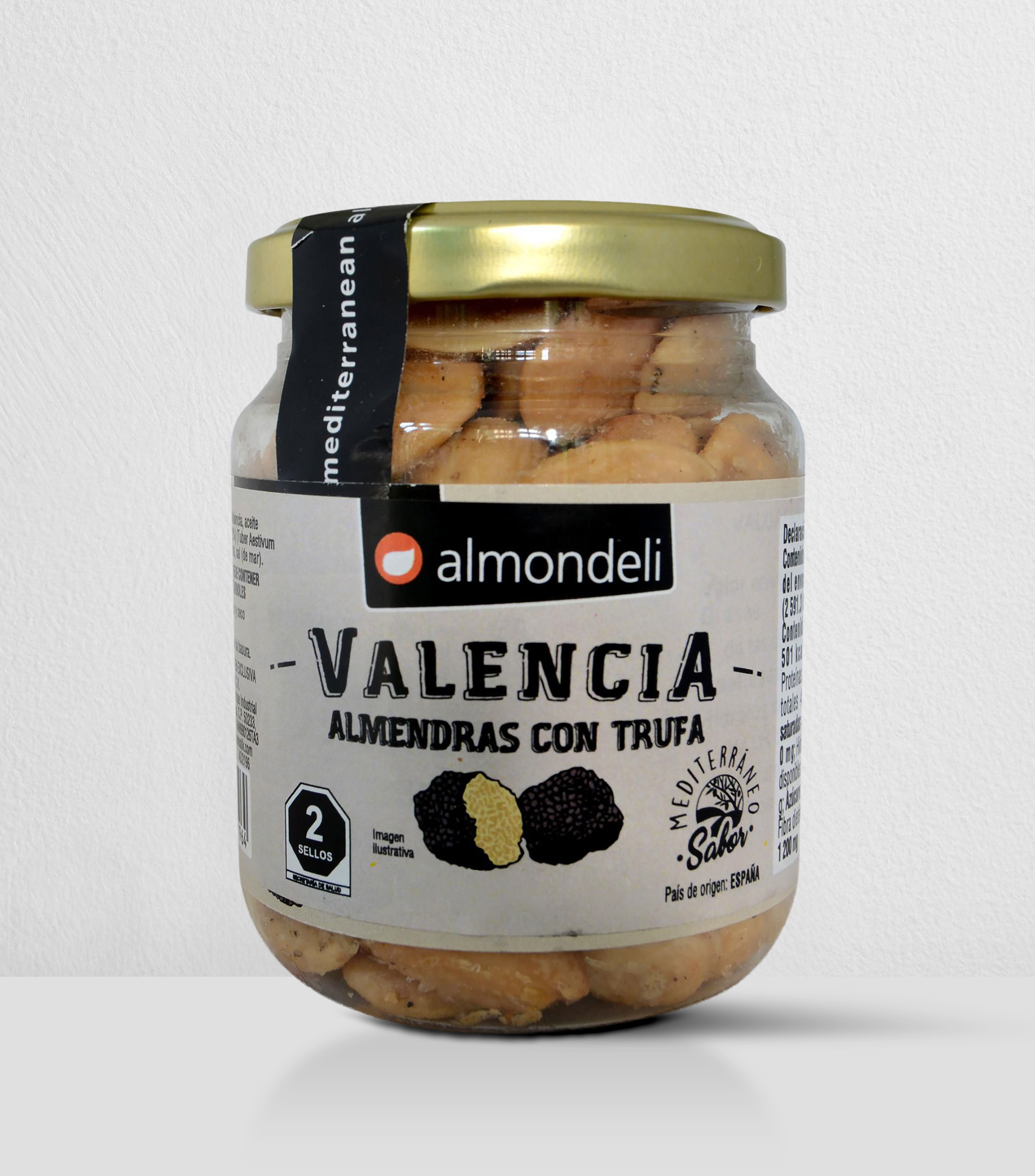Almendras con Trufa Valencia, 125 g