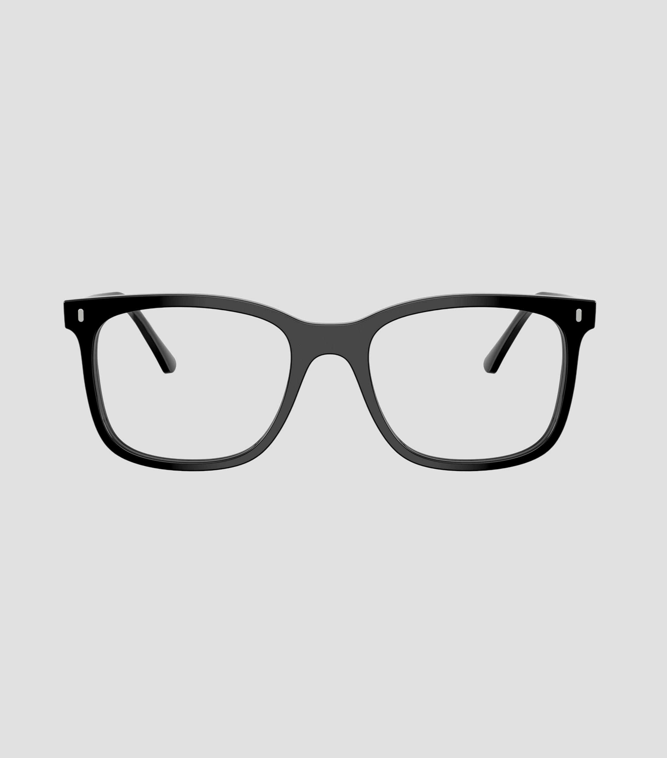 Lentes oftálmicos cuadrados negros Unisex